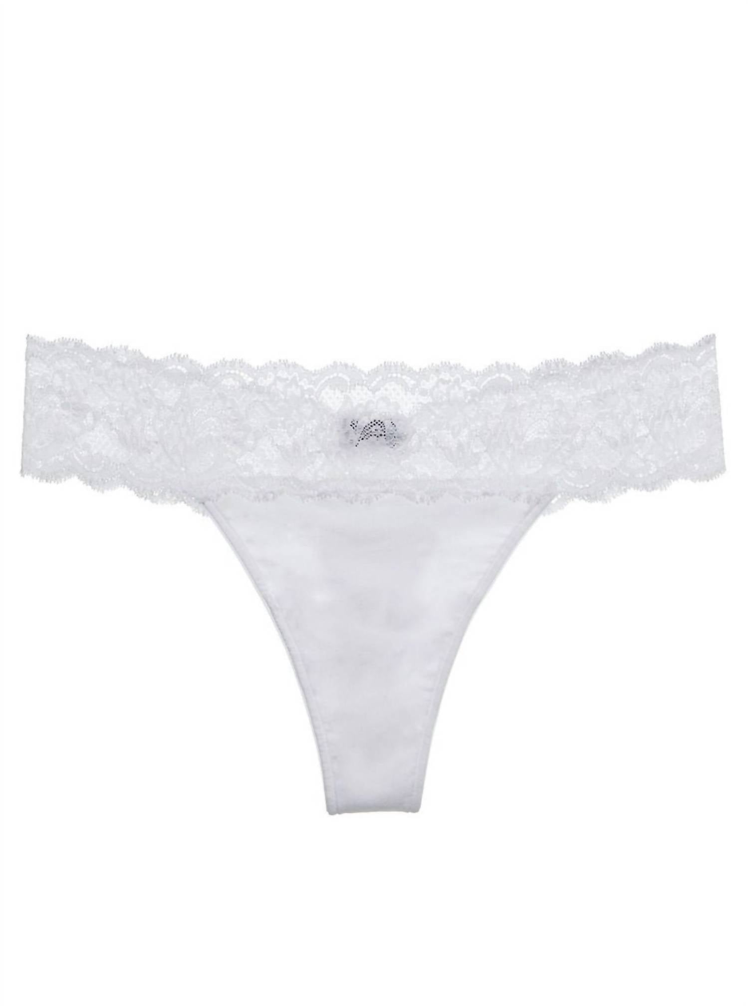 Cosabella Women's Never Say Never Maternity Thong Panty In White