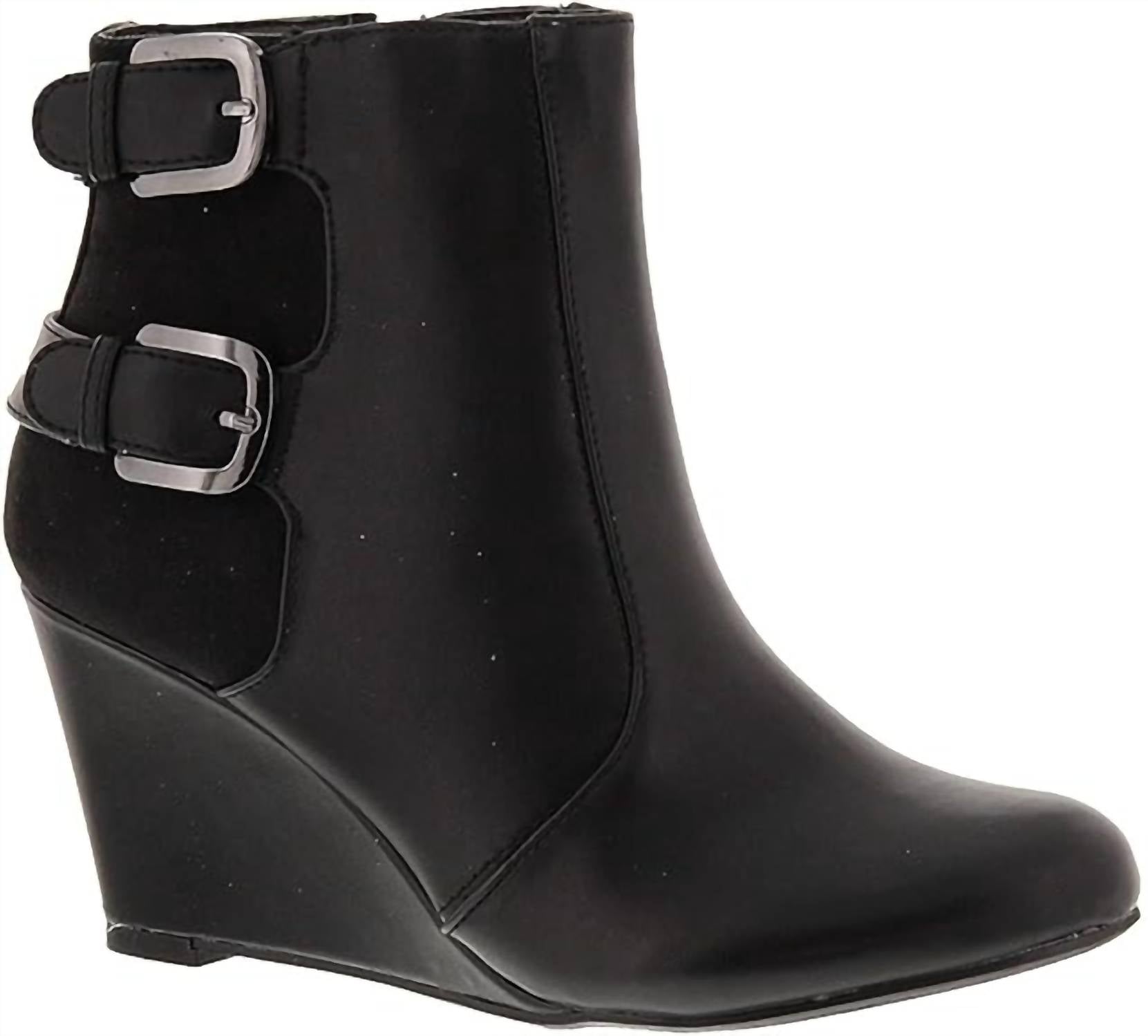 Madeline Women's Precious Ankle Boot In Black In Black