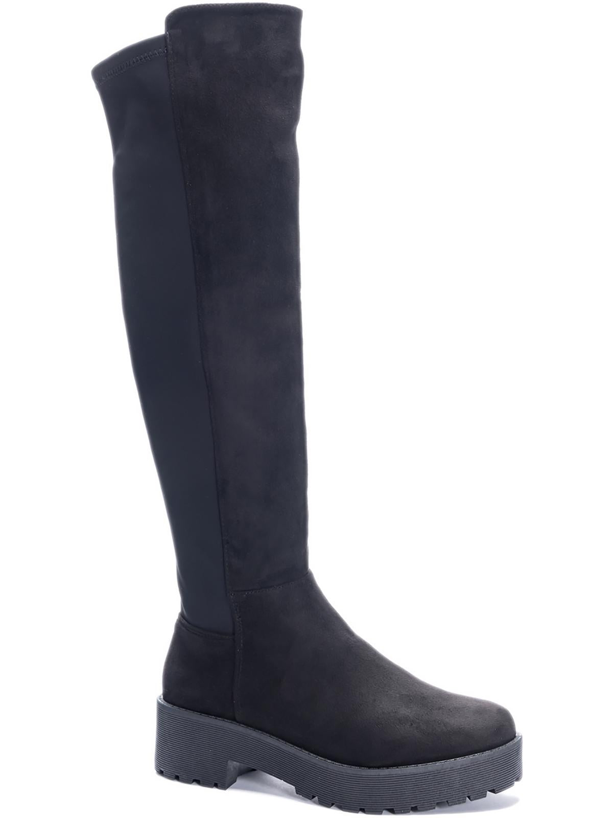 Dirty Laundry Mabellinewc Womens Faux Suede Knee-high Boots In Multi