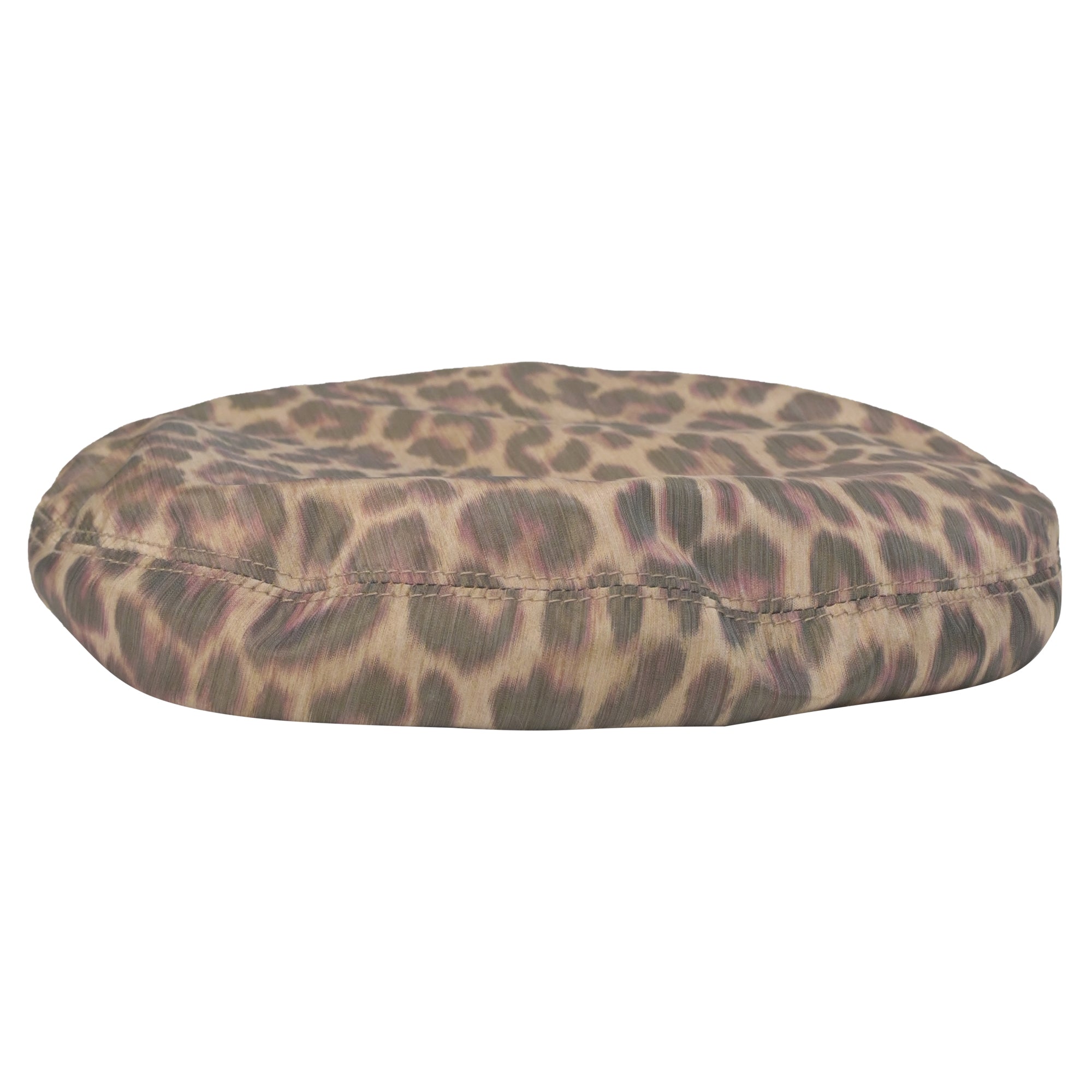 Image of Hermès Beret in Animal Print Polyester