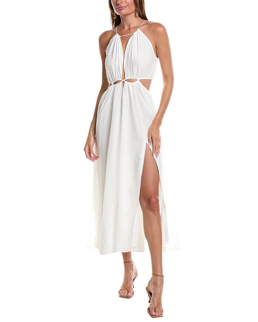 Jl Luxe Cutout Maxi Dress In White