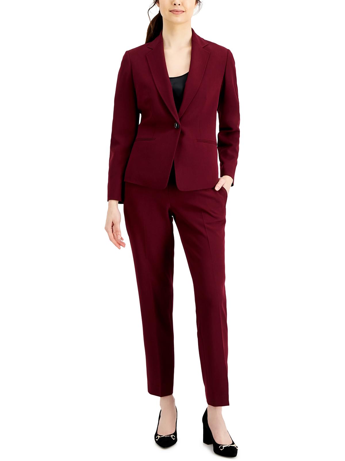 Le Suit Petites Womens 2pc Business Pant Suit In Multi