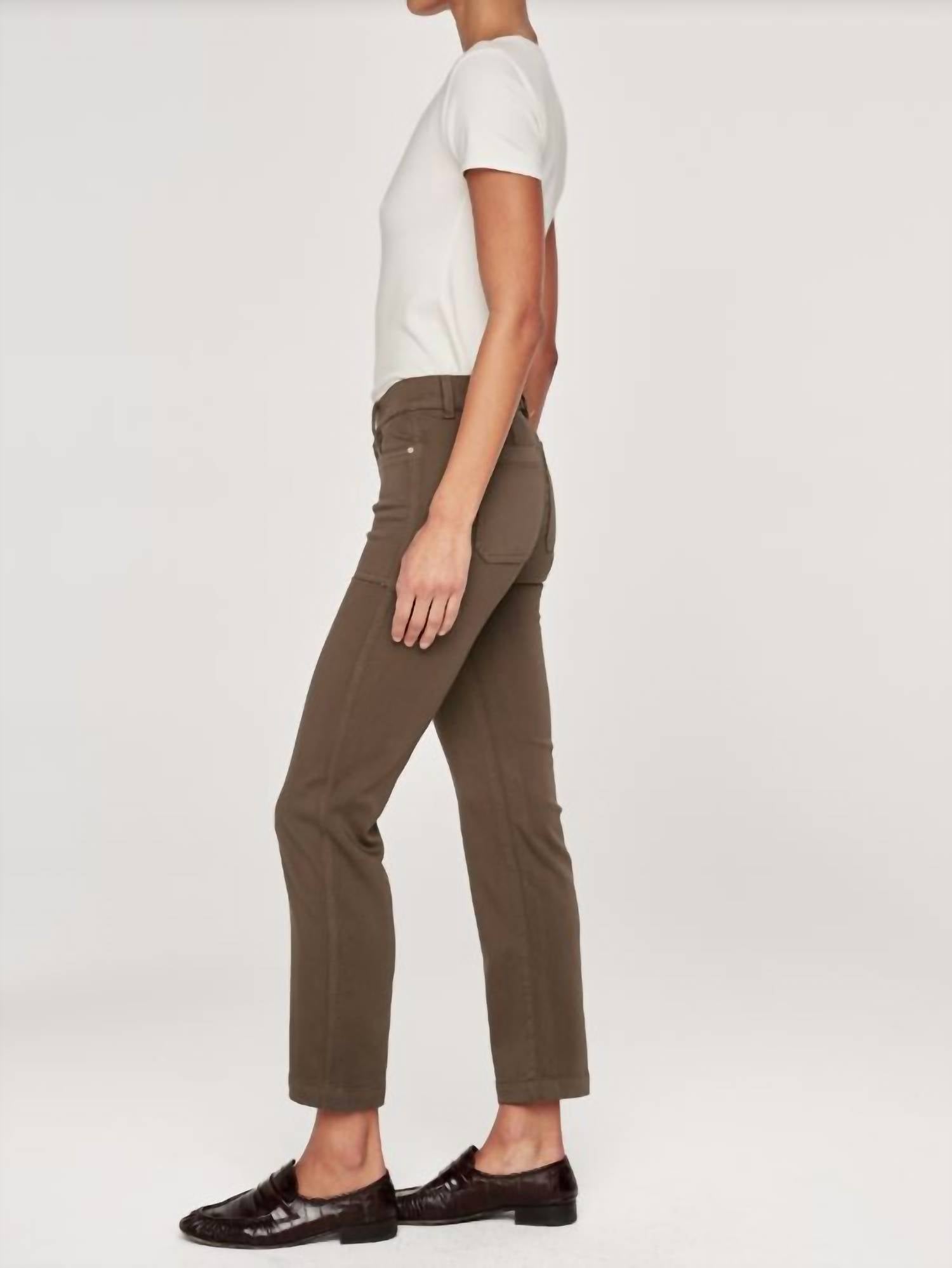 Mara Mid Rise Ankle Jeans In Dark Catskills
