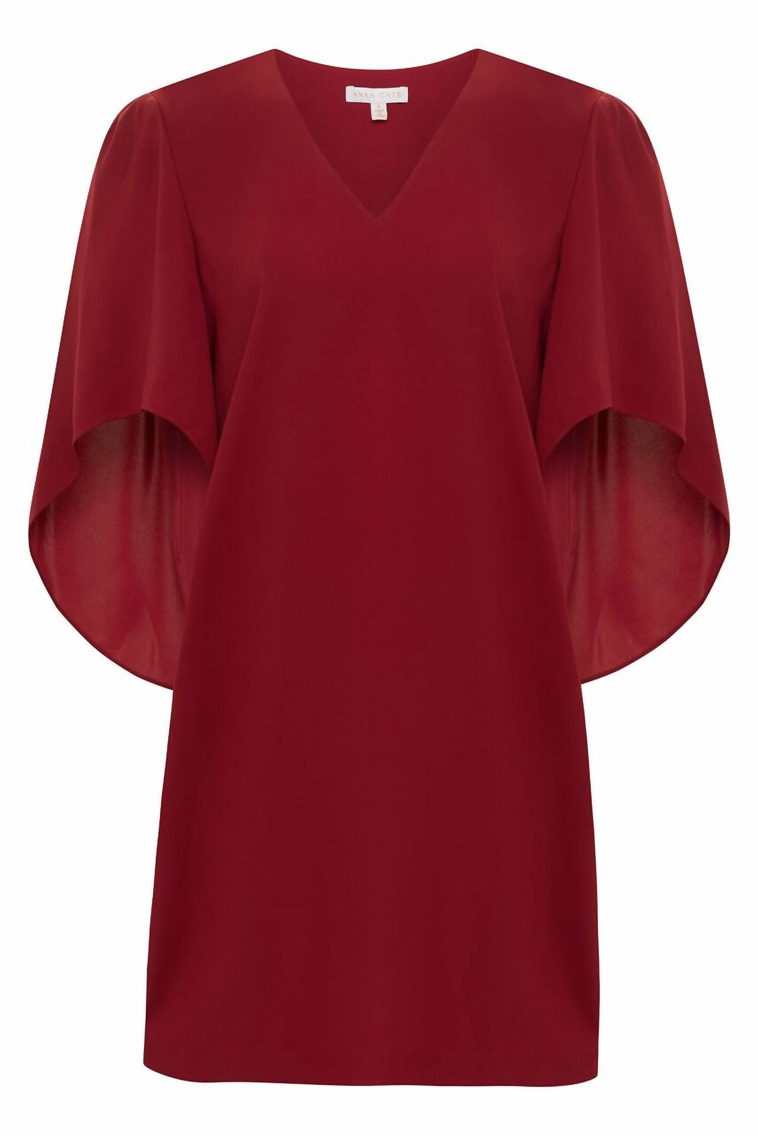 Shop Anna Cate Meredith Dress In Crimson In Red