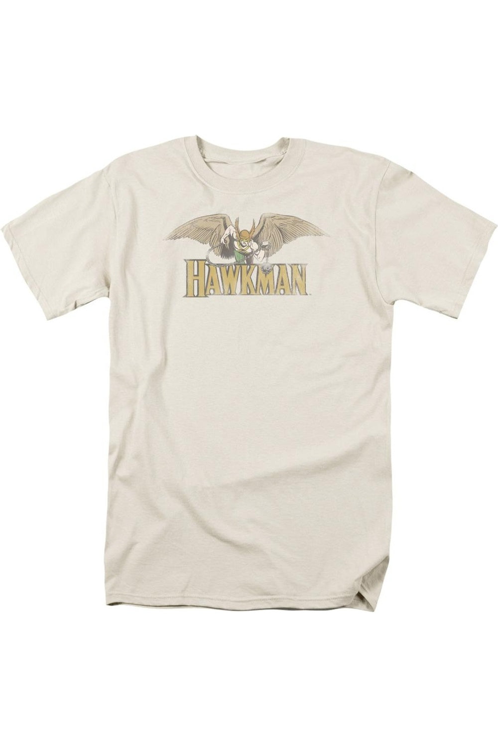 Gildan Dc Comics Hawkman Short Sleeve Adult Tee / T-shirt In Beige