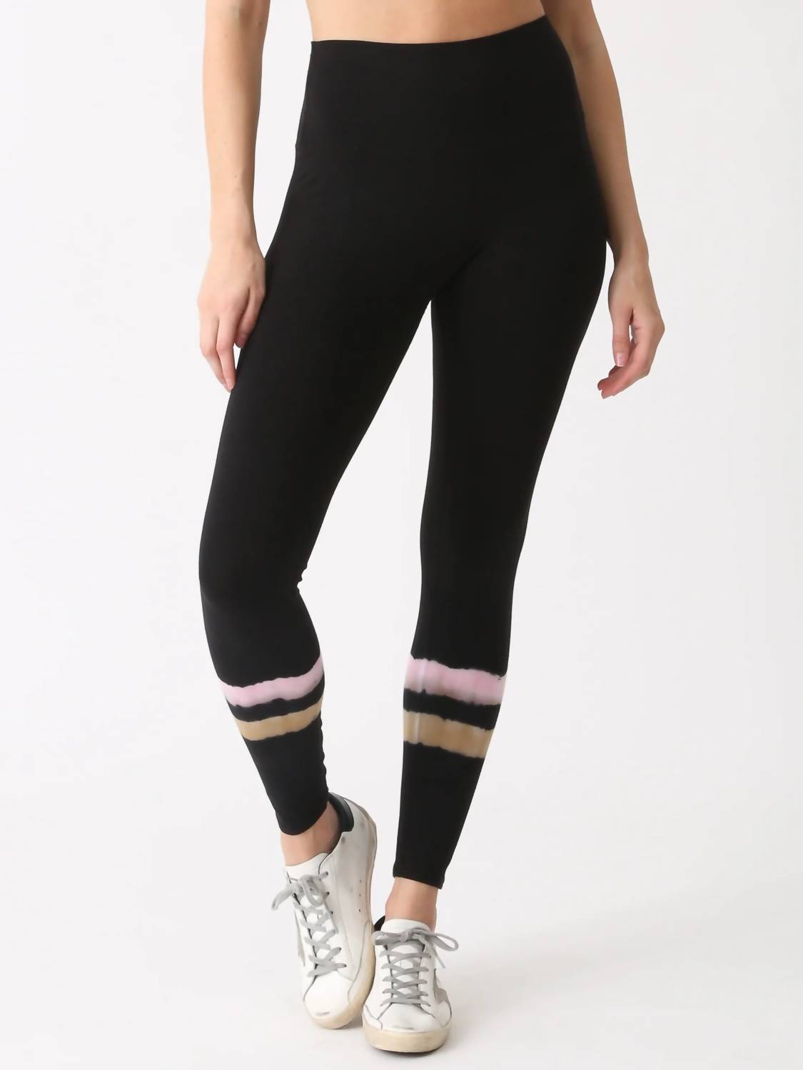 Shop Electric & Rose Sunset Legging In Incline Onyx/amber/dusty Rose In Black