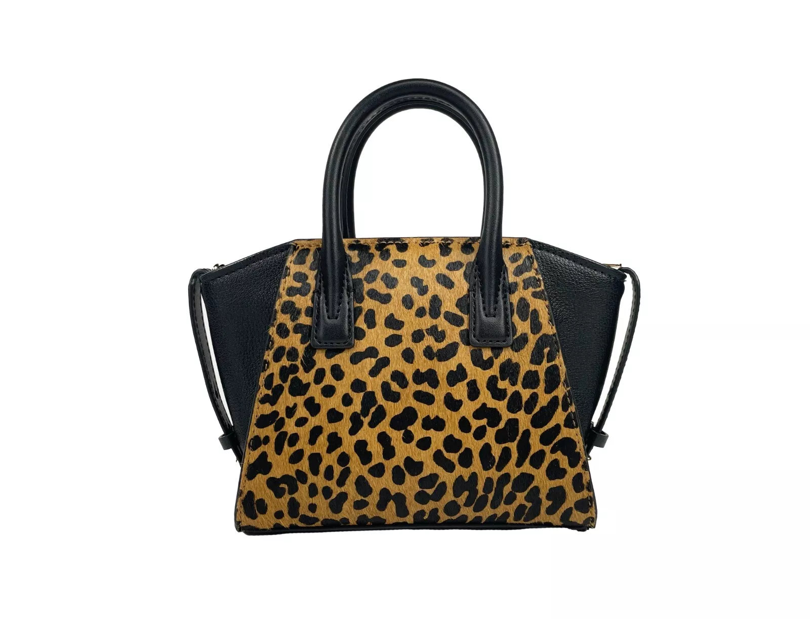 Michael Kors Avril XS Cheetah Satchel Crossbody Bag Women's Purse
