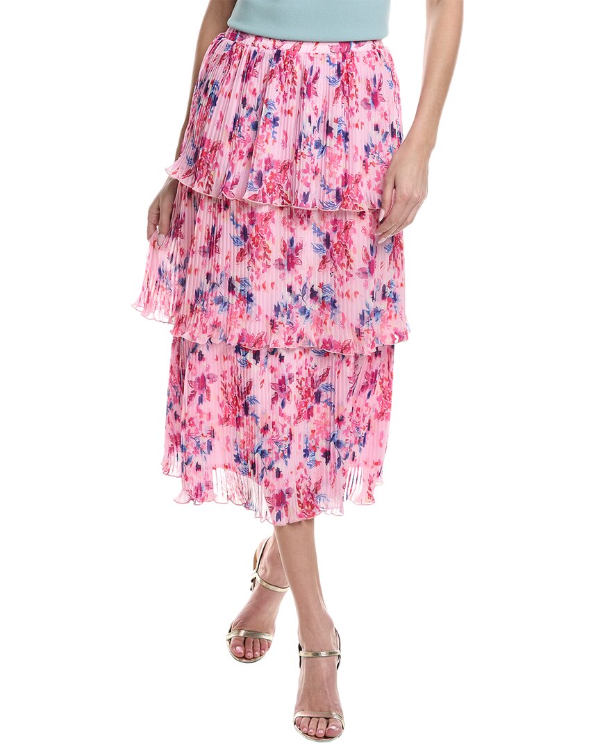 Shop Allison Rose Midi Skirt In Pink