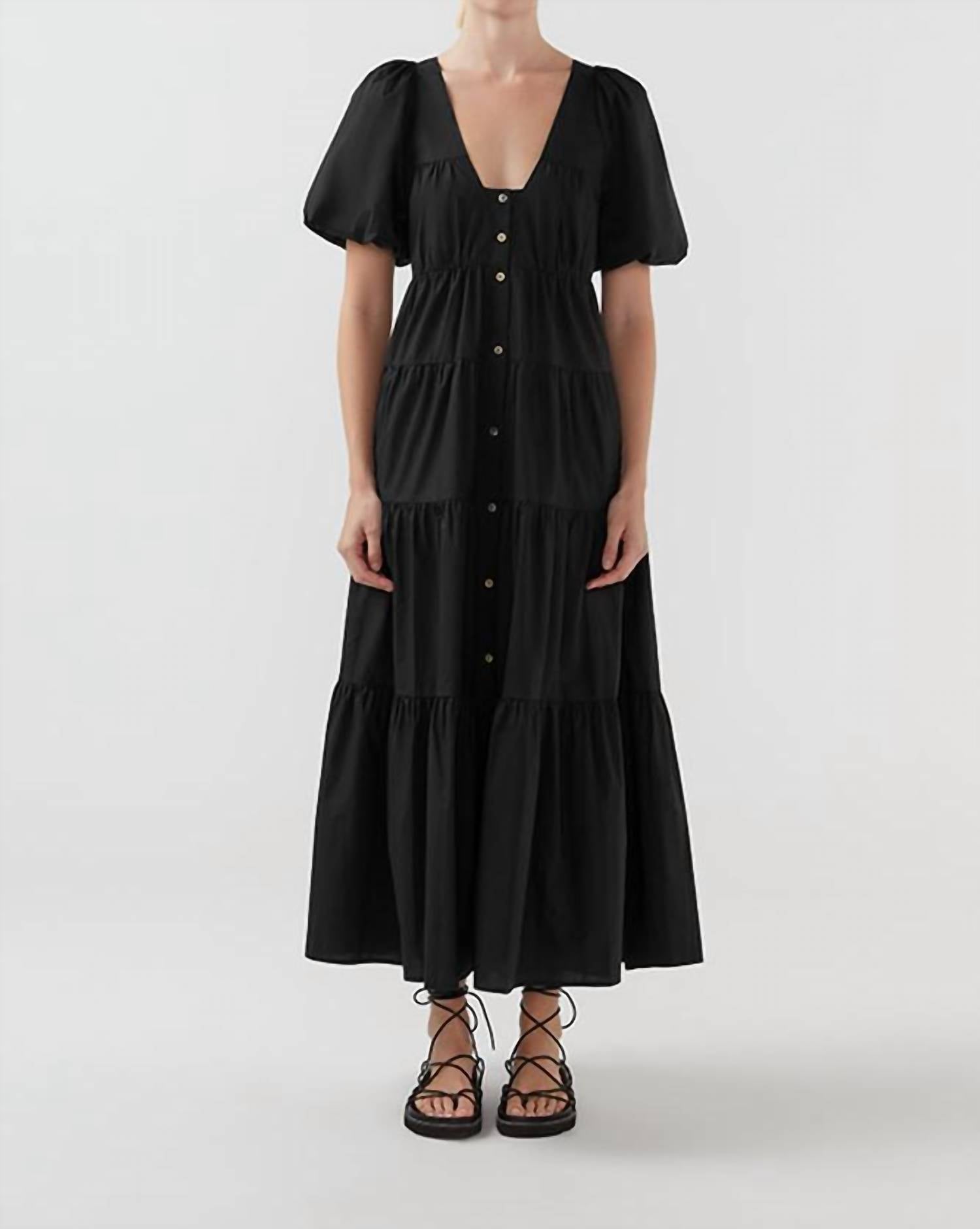 Shop Bird & Knoll Cecci Dress In Black