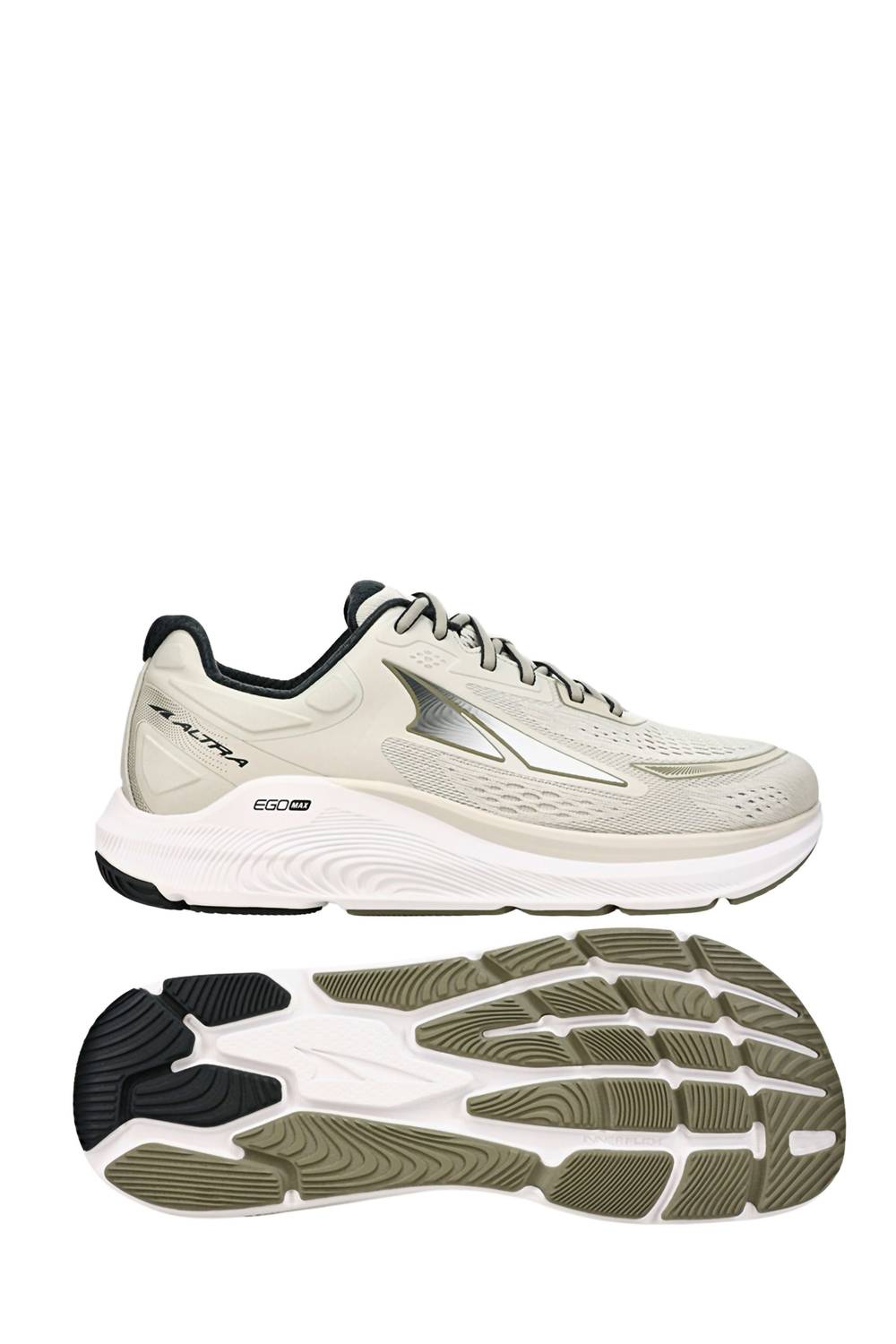 Altra Men's Paradigm 6 Running Shoes - D/medium Width In Black/beige In White