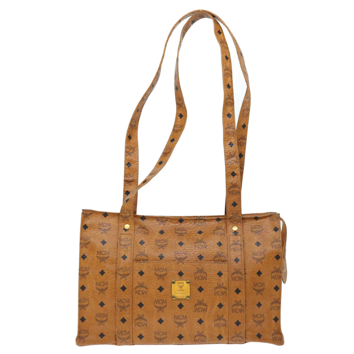 Shop Mcm - Leather Shoulder Bag () In Brown