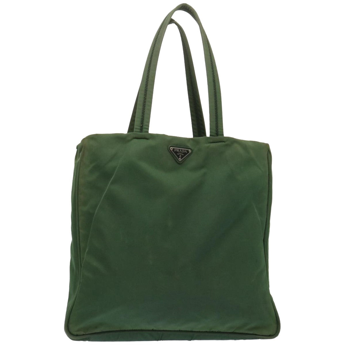 Shop Prada Tessuto Synthetic Tote Bag () In Green