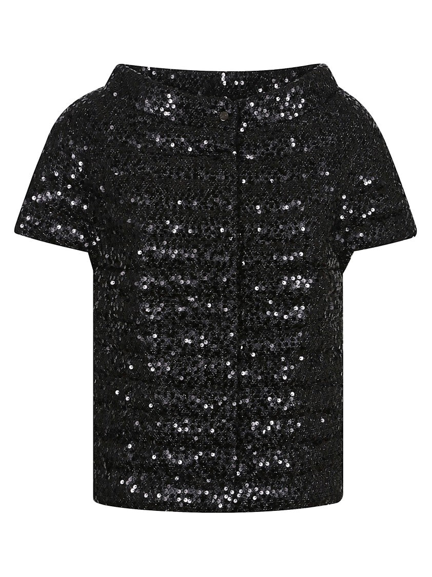 Herno High Density Twisted Crepe Padded Jacket