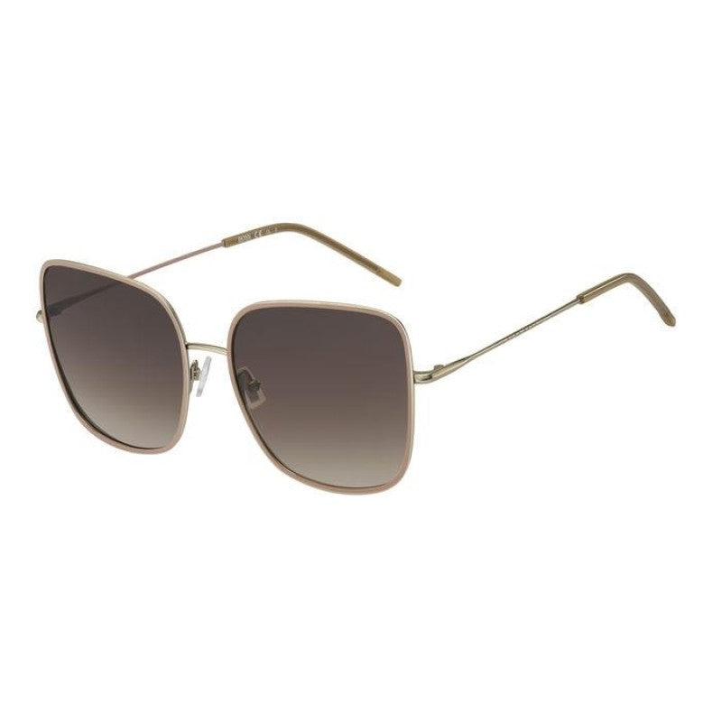Hugo Boss Women's 58mm Beige Gold Sunglasses In Brown