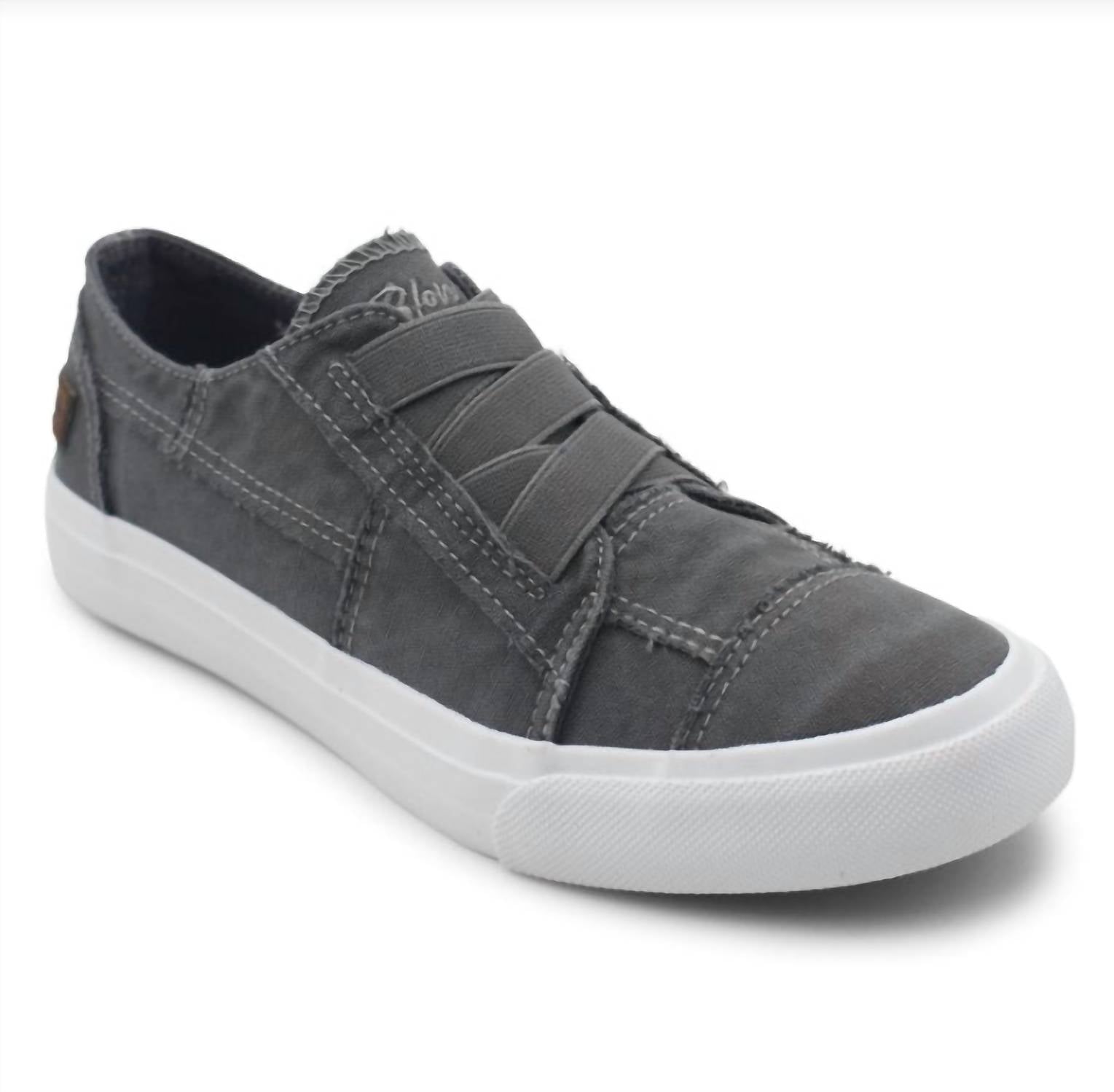Shop Blowfish Women's Marley Elastic Stretch-fit Sneakers In Graphite In Grey