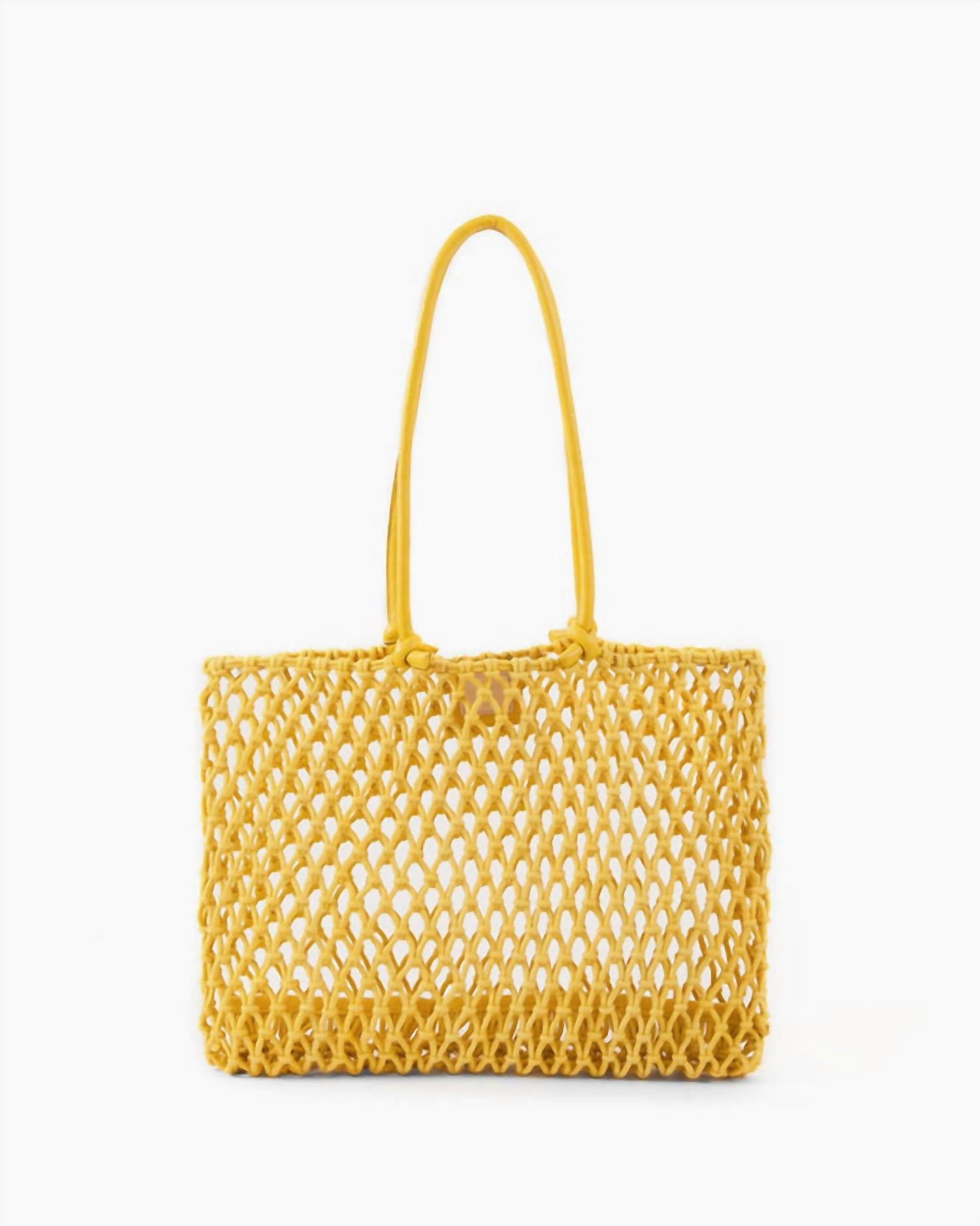 Clare V Women's Sandy Tote Bag In Yellow In Brown