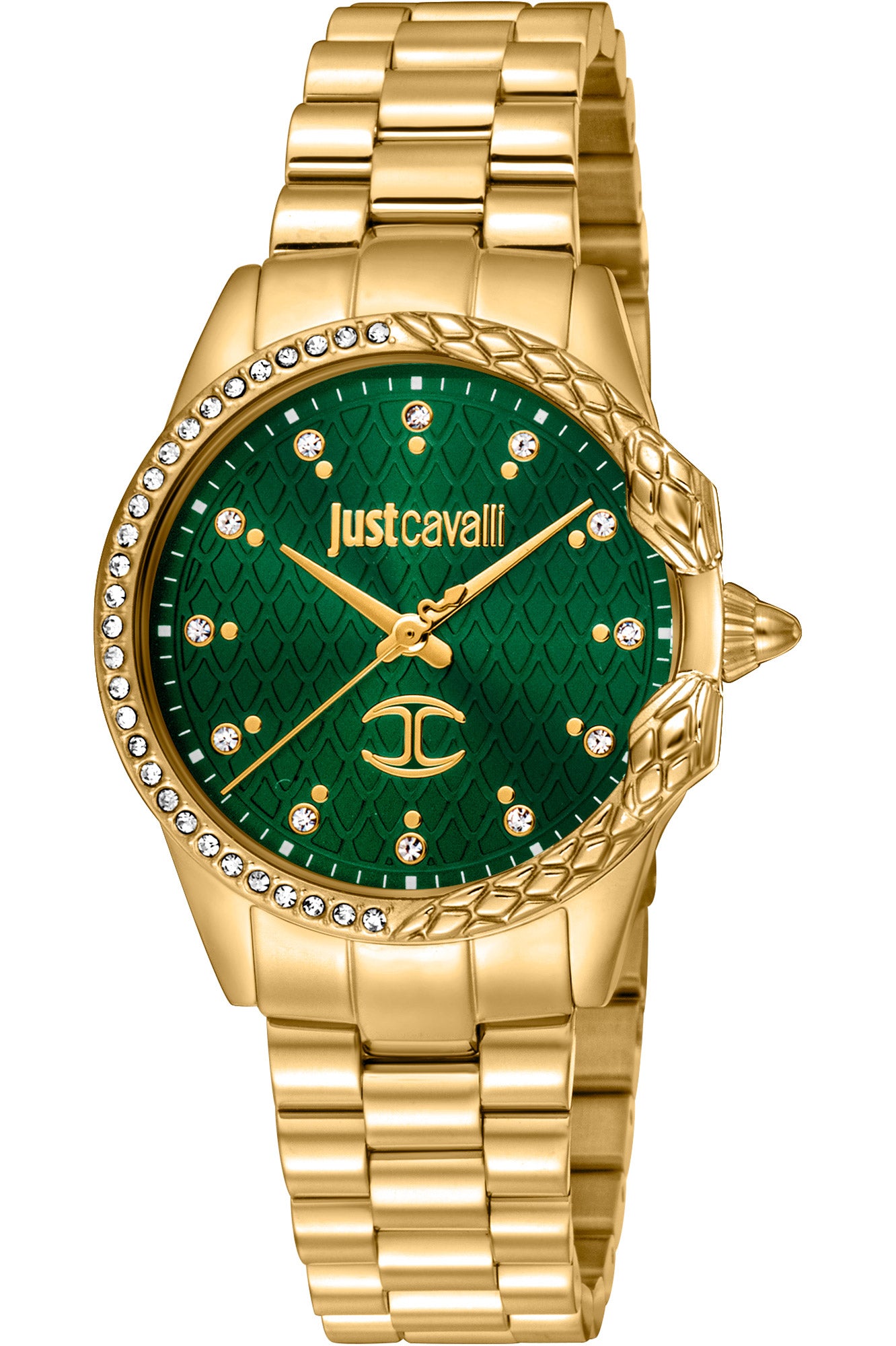 Shop Just Cavalli Women's 32mm Gold Tone Quartz Watch Jc1l095m0365