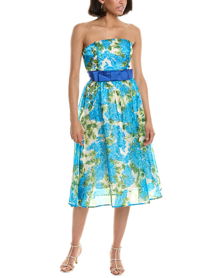 Flora Bea Nyc Sia Maxi Dress In Blue