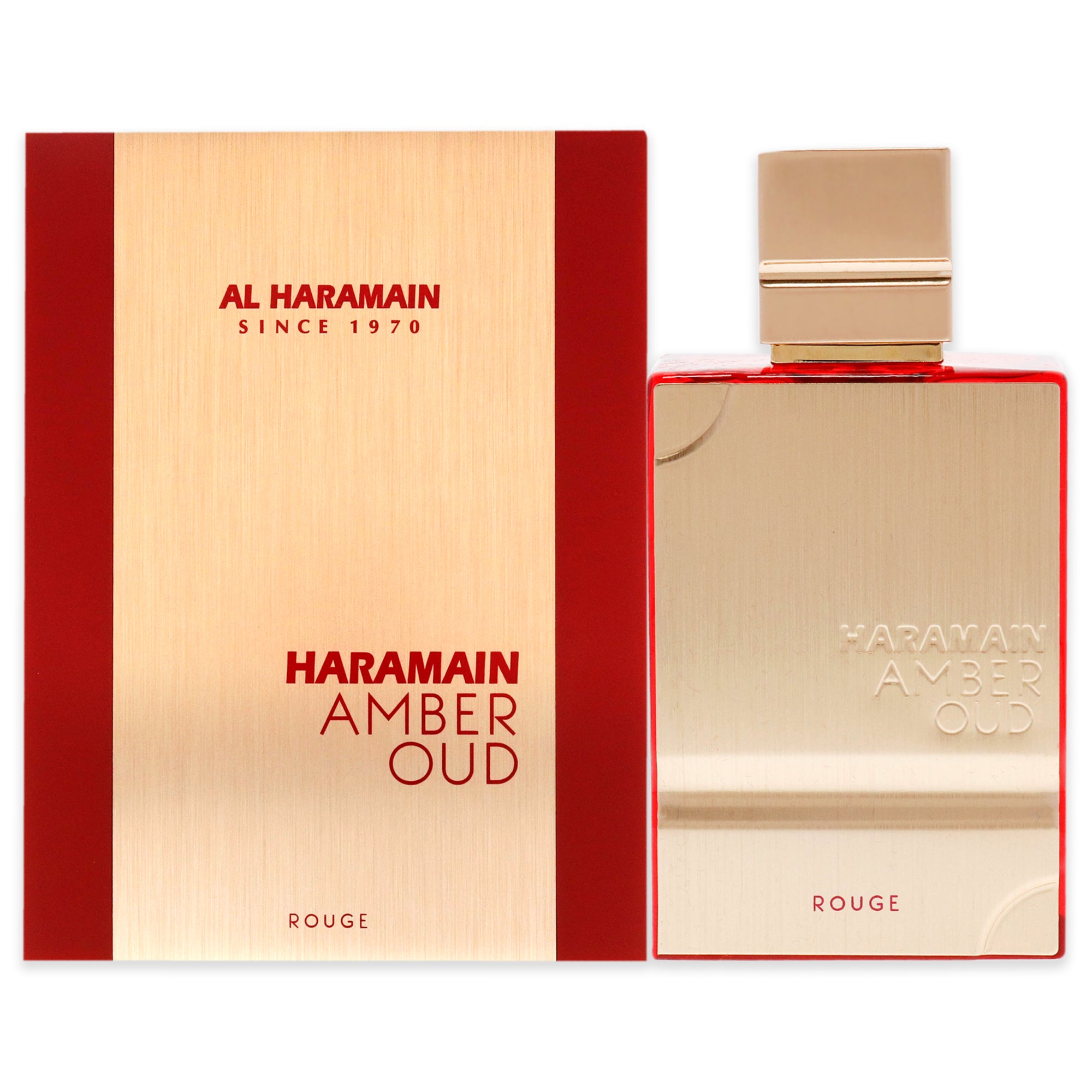 Al Haramain Amber Oud Rouge By  For Men - 2 oz Edp Spray In White