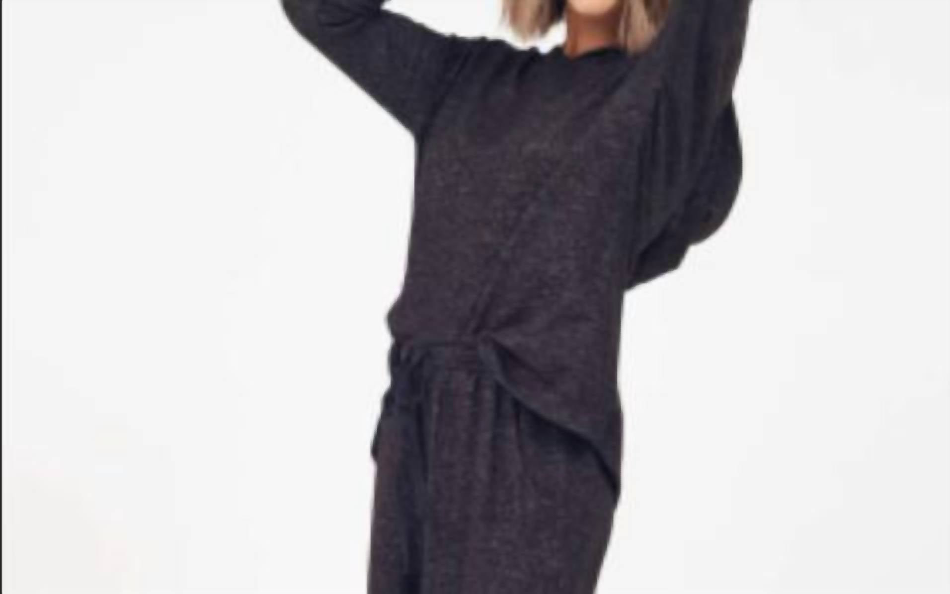 Shop Astrologie Women's Teigen Super Soft Hoodie In Heather Black In Grey