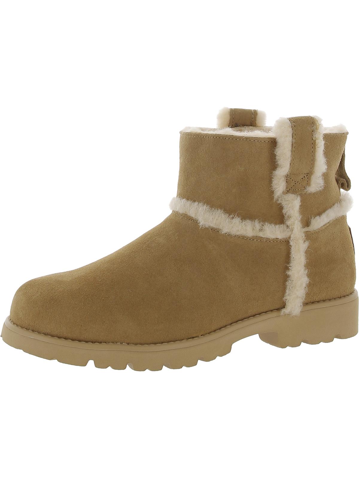 Shop Bearpaw Willow Womens Sheepskin Cold Weather Shearling Boots In Multi
