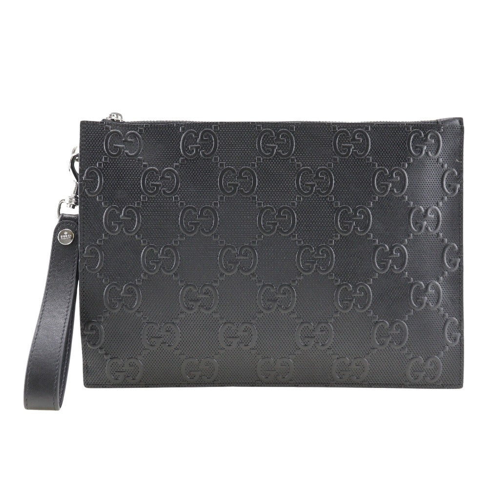 image of Gucci GG embosse Clutch Bag