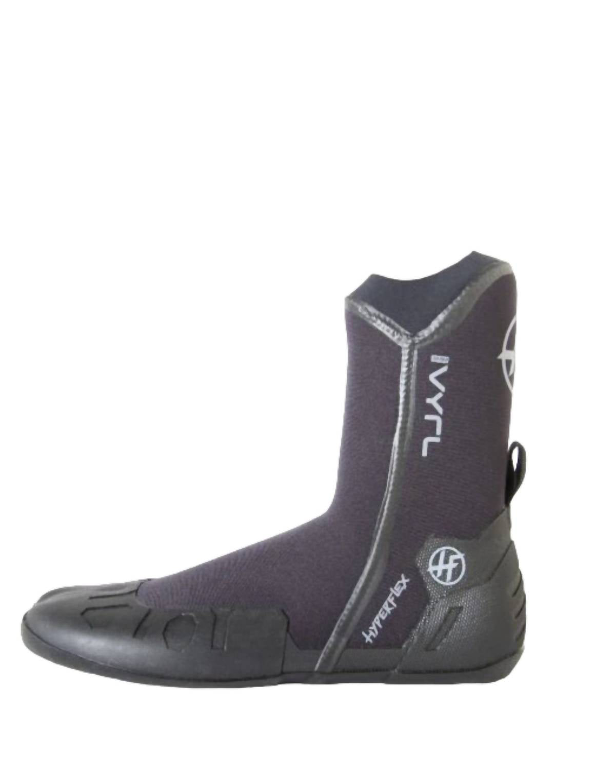 Shop Hyperflex Men's Vryl 3mm High Top Bootie In Black In Purple