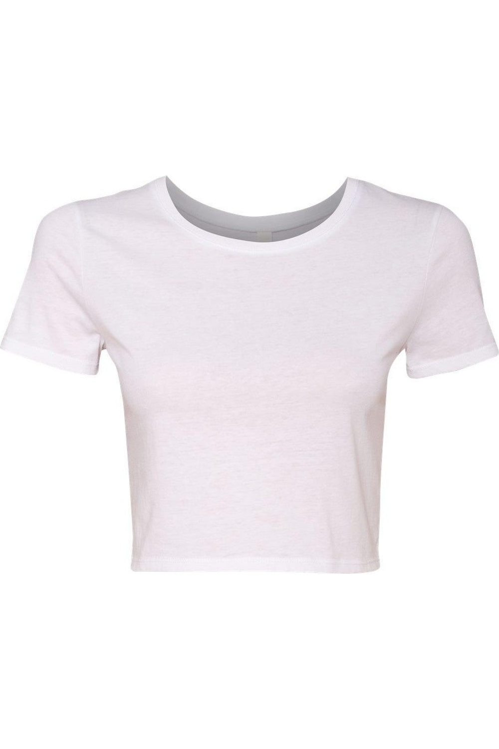 Bella+canvas Womens Crop Tee In White