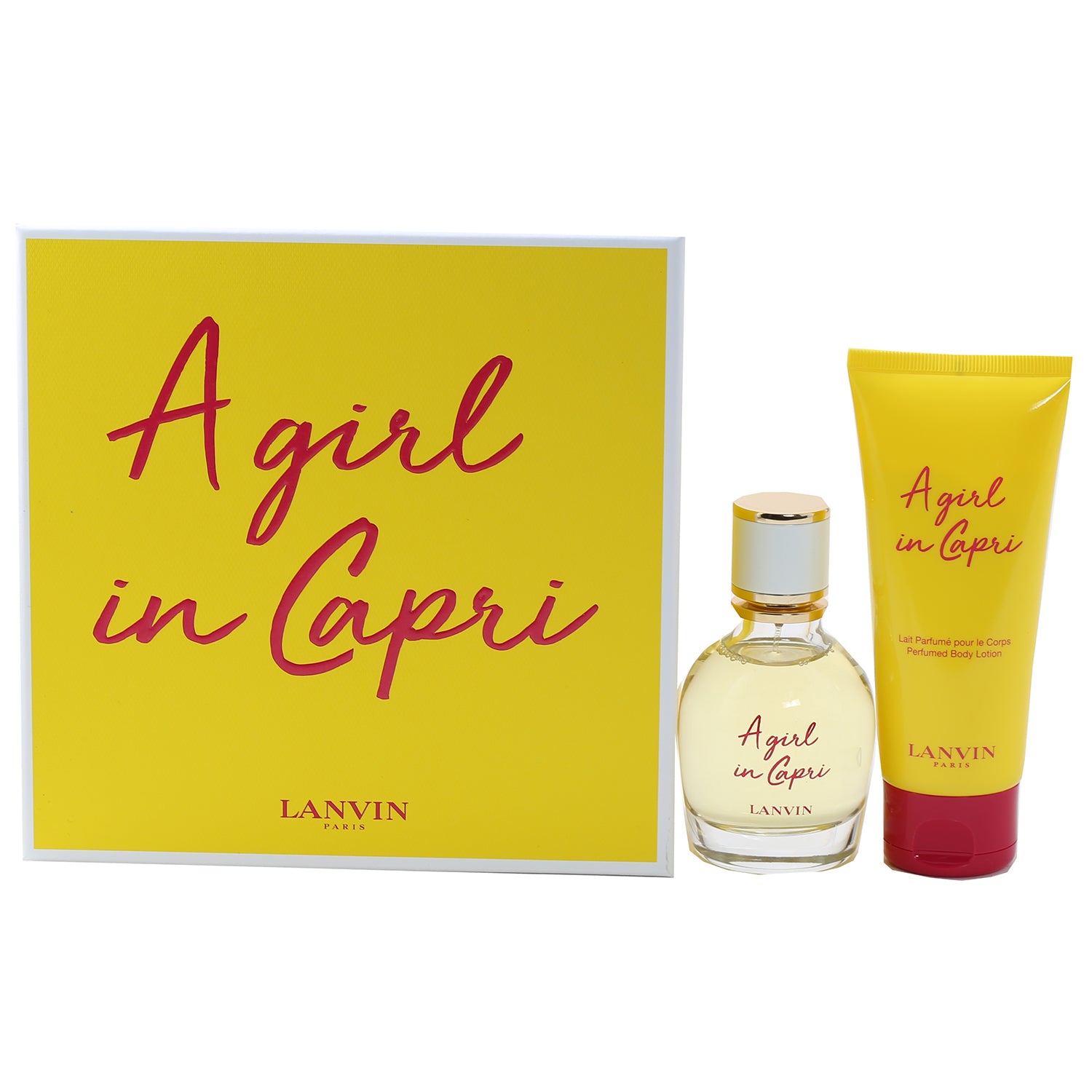 Shop Lanvin A Girl In Capri Ladies 1.7 Edt & 3.3 oz Body Lotion