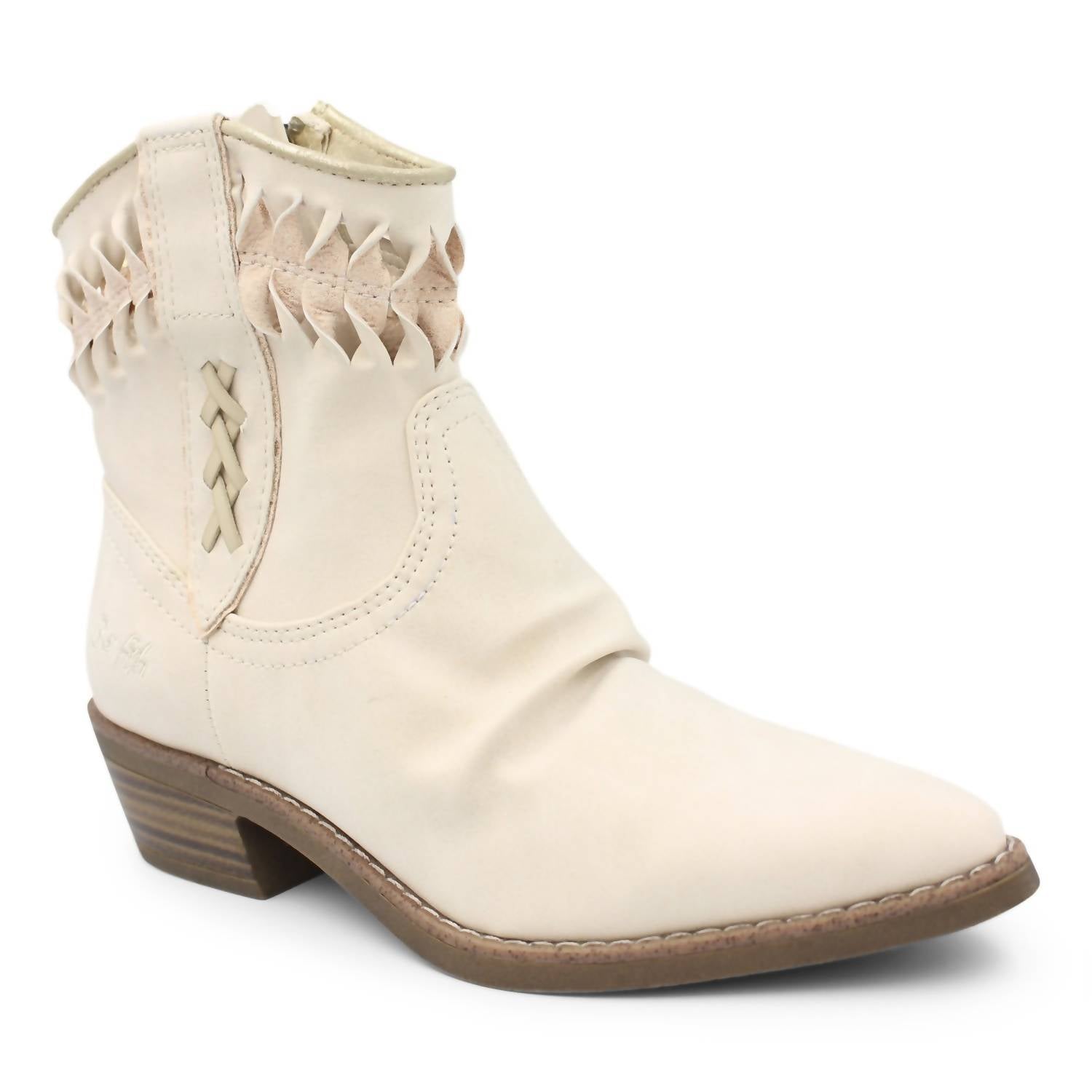 Shop Blowfish Sygns Bootie In Cloud Prospector In White