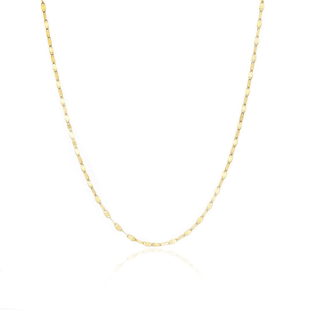 The Lovery Disco Link Chain Necklace 18 Inches In Multi