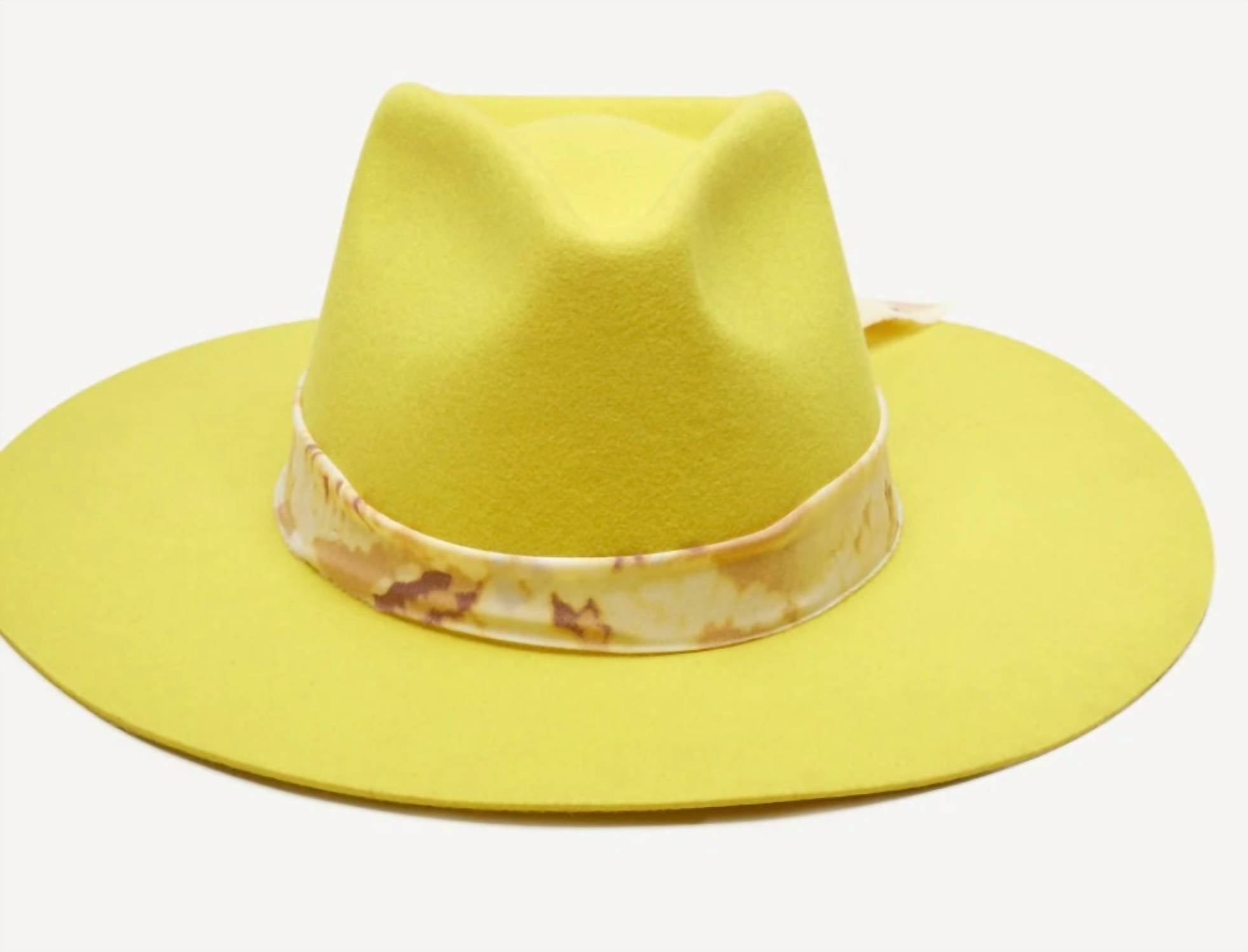 Wyeth Piper Hat In Bright Yellow