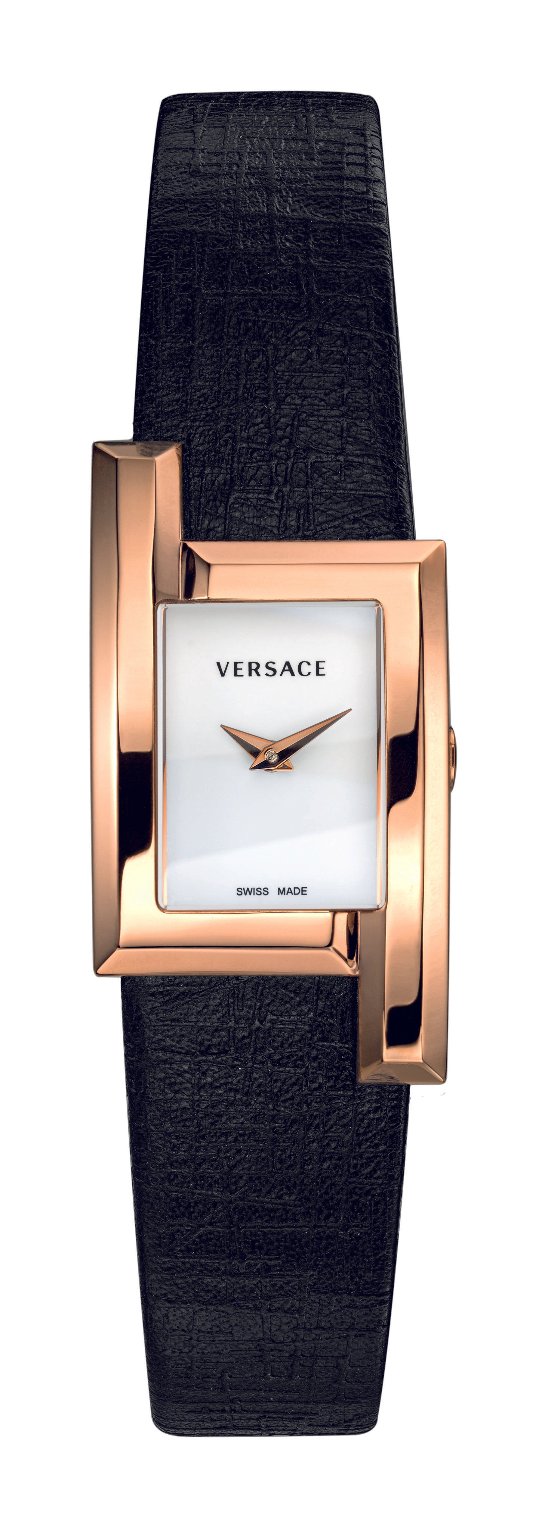 Versace Women's Greca Icon 39mm Quartz Watch In Black