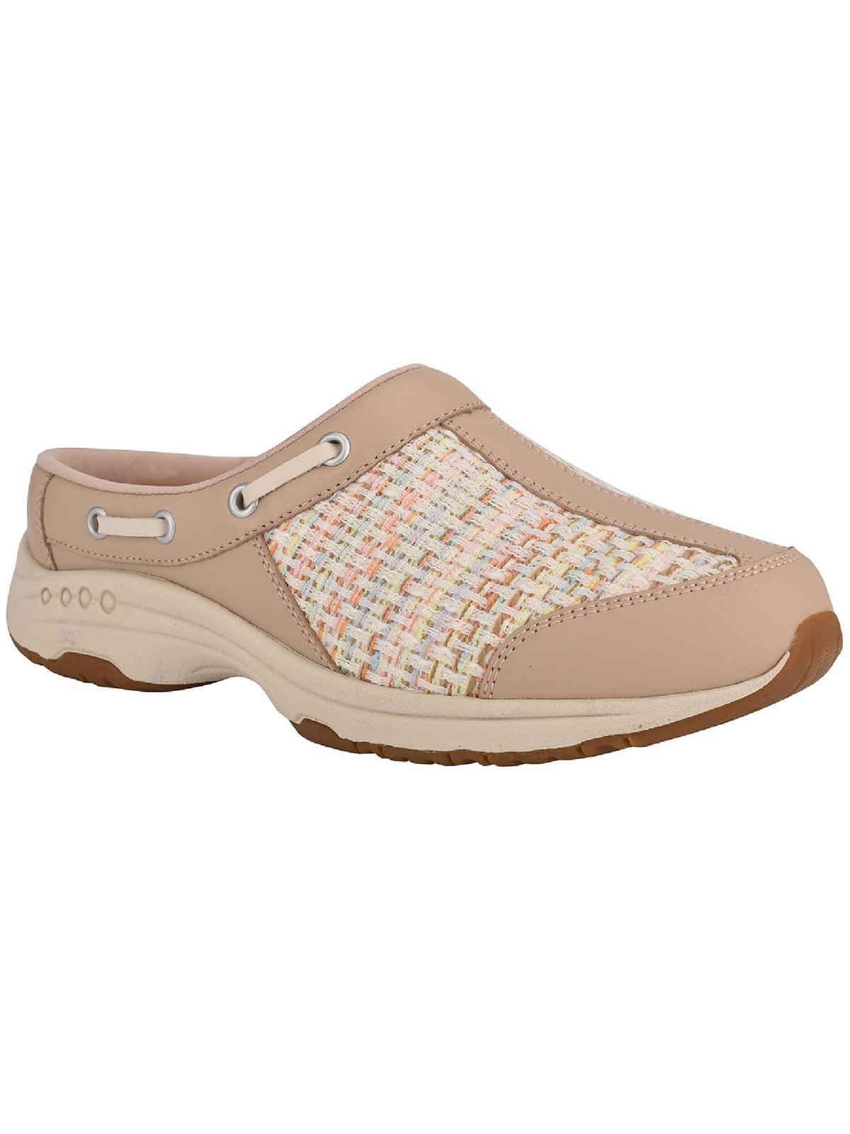 Easy Spirit Travel Port 96 Womens Leather Slip On Mules In Multi