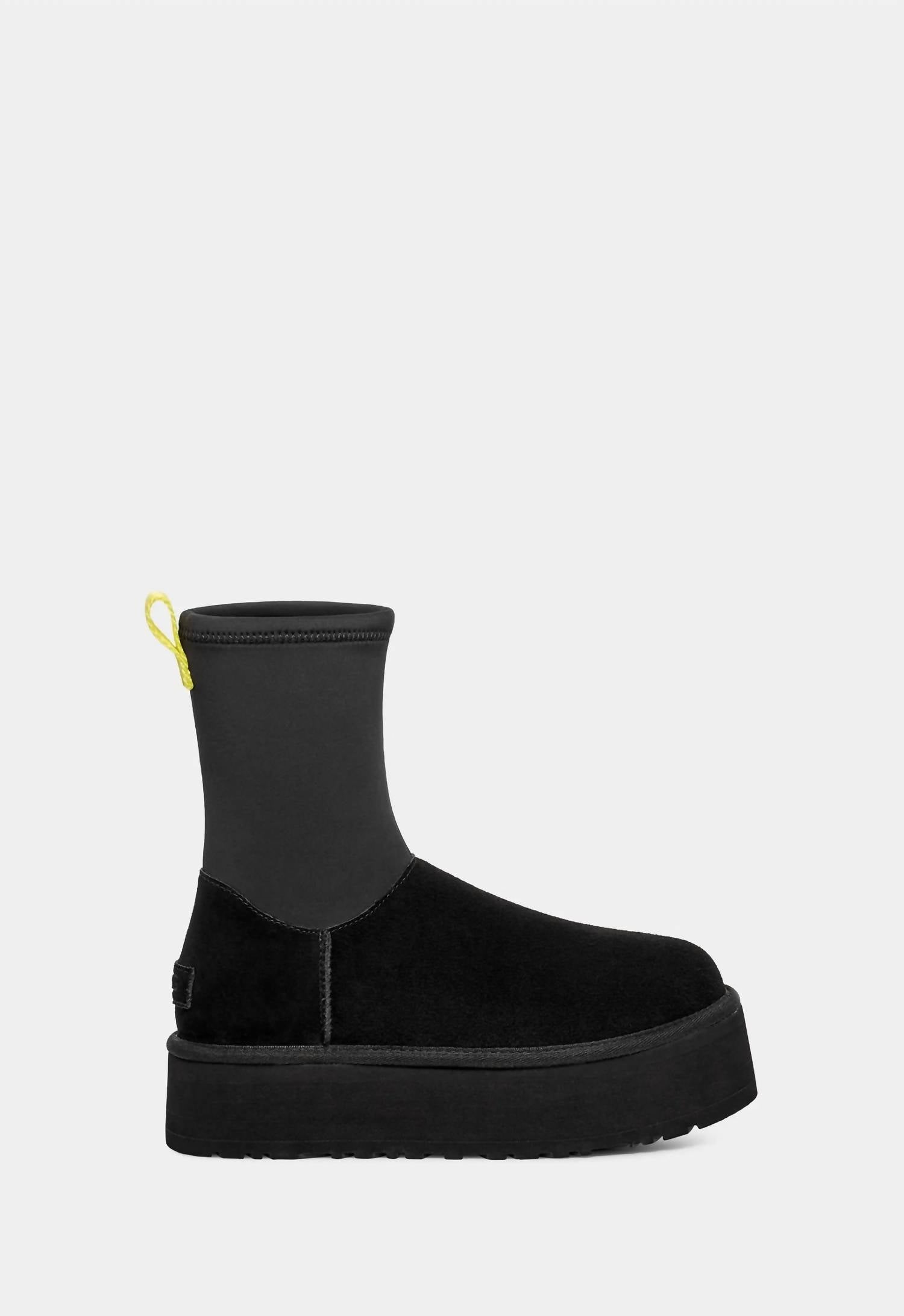 Shop Ugg Classic Dipper Boots In Black