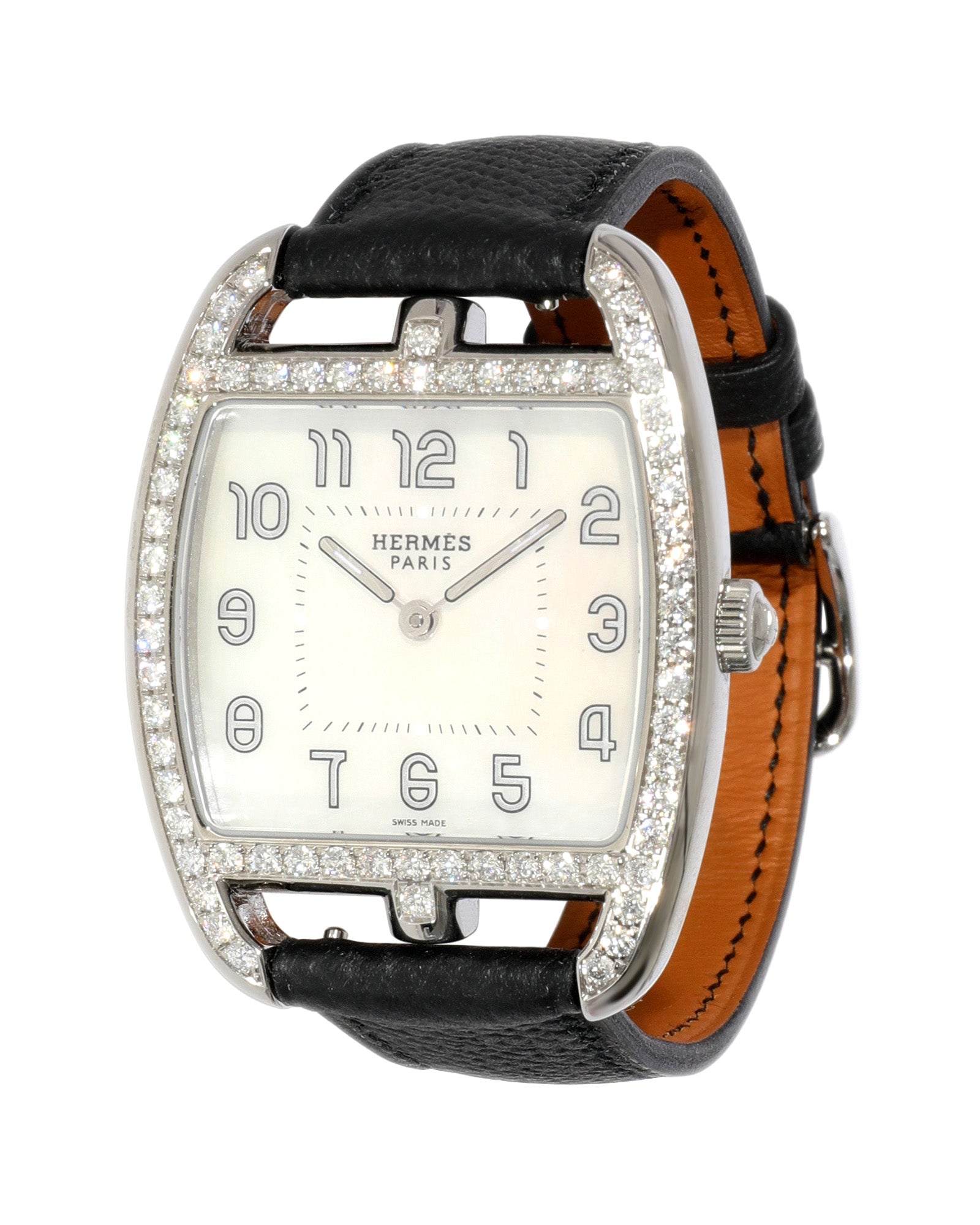 Shop Hermes Hermès Cape Cod Ct1.730.212.mno Unisex Watch In Stainless Steel In Gold
