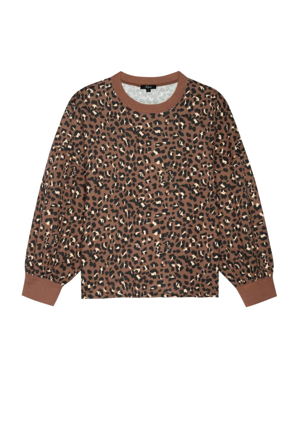 Shop Rails Womens Reeves Sweater In Mountion Leopard In Brown