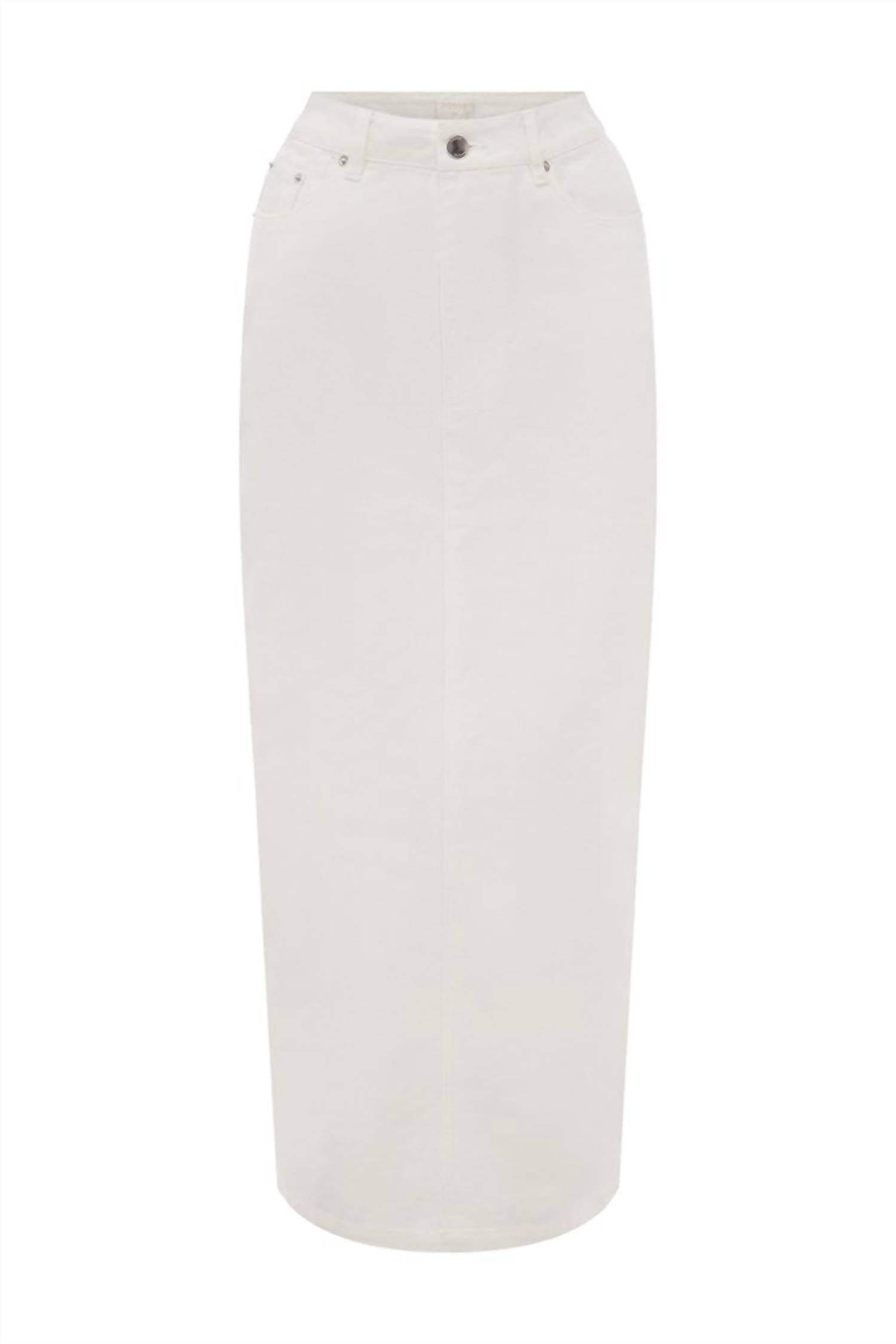 Shop Posse Harvey Skirt In White