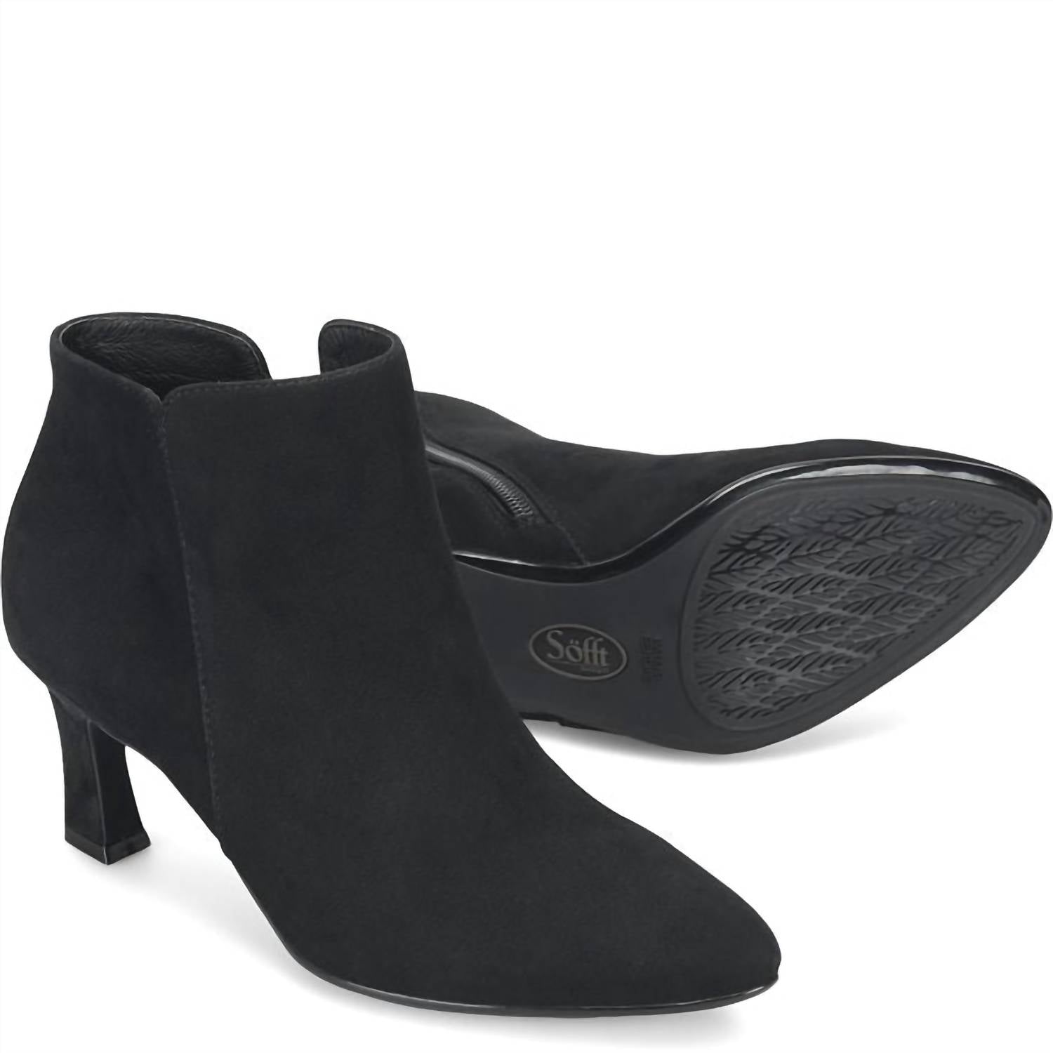 Sasha Ankle Boot In Black Suede