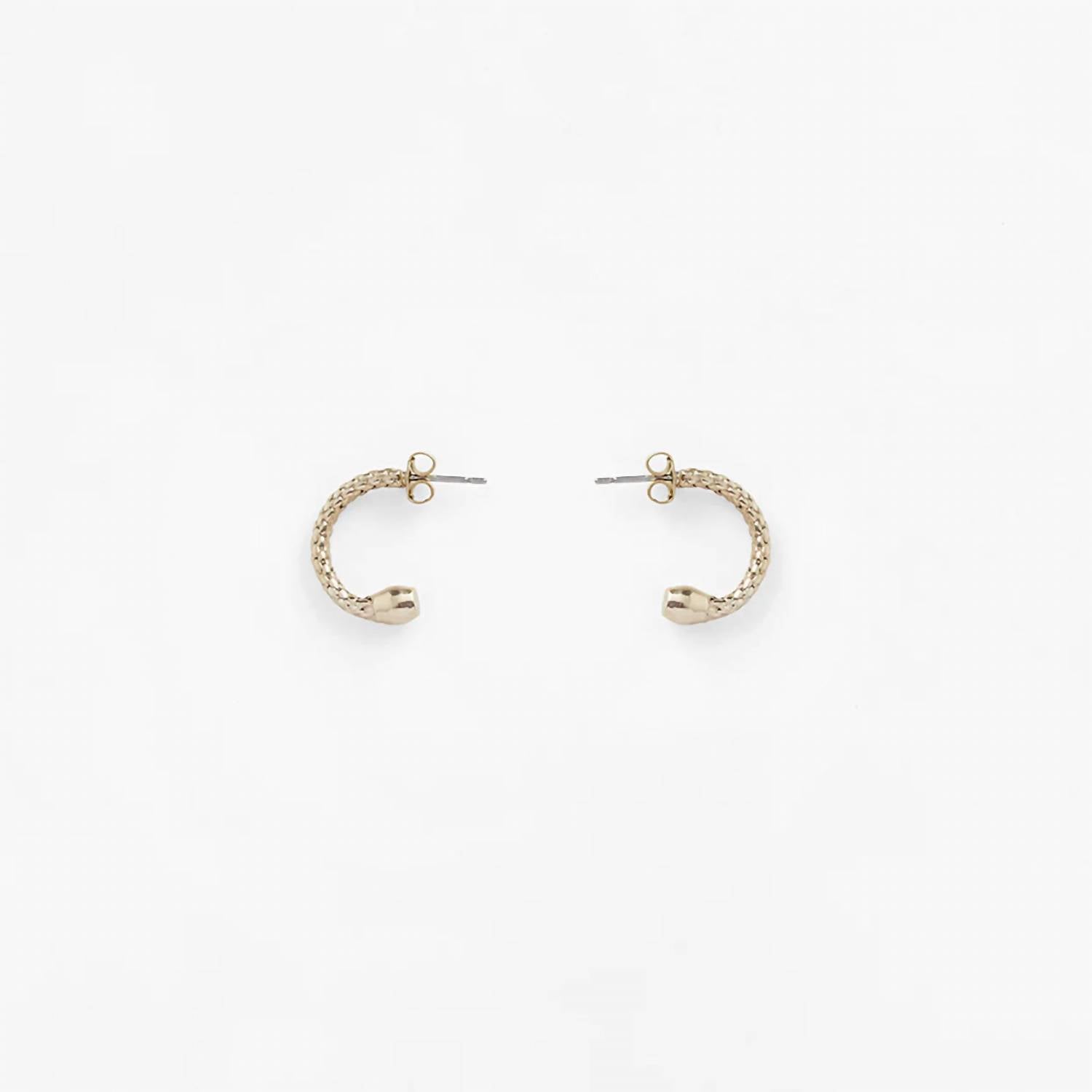 Pichulik Women's Estrella Hoop Earrings In Brass In Metallic