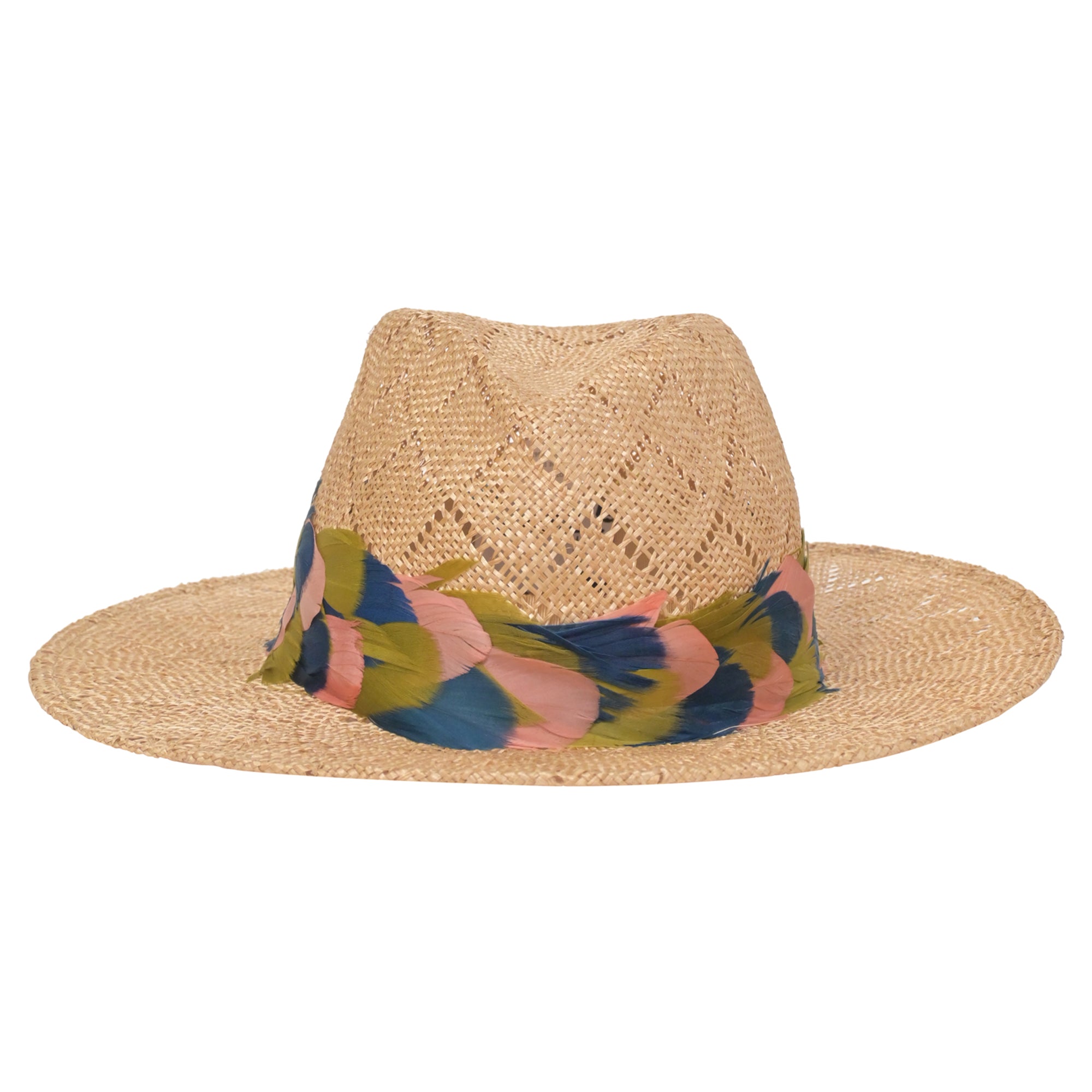 image of Eugenia Kim Bianca Fedora Hat in Brown Straw