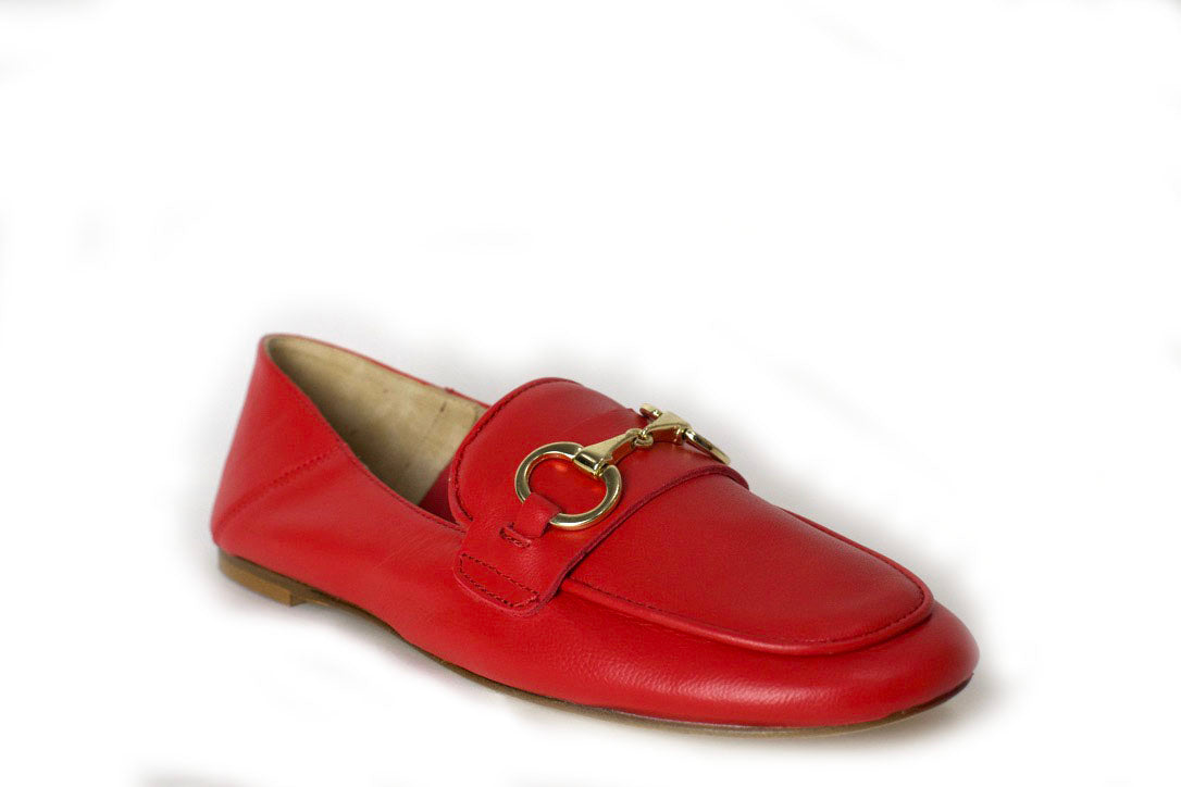 Shop Persaman New York Alessia Loafers In Red