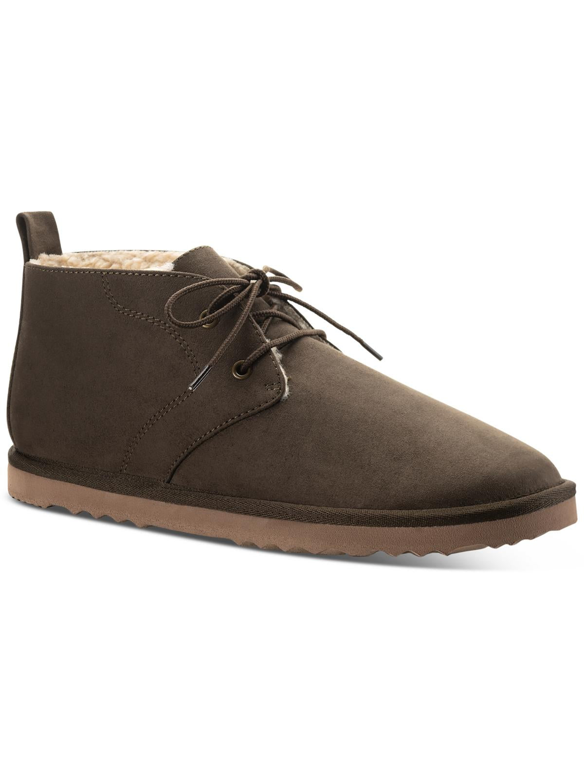 Shop Sun + Stone Gage Mens Faux Suede Chukka Boots In Green