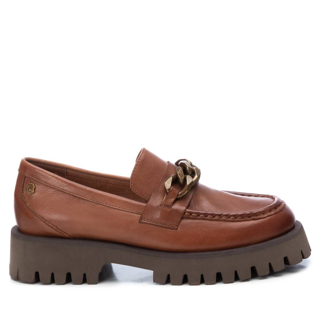 Xti Women's Leather Moccasins By In Brown