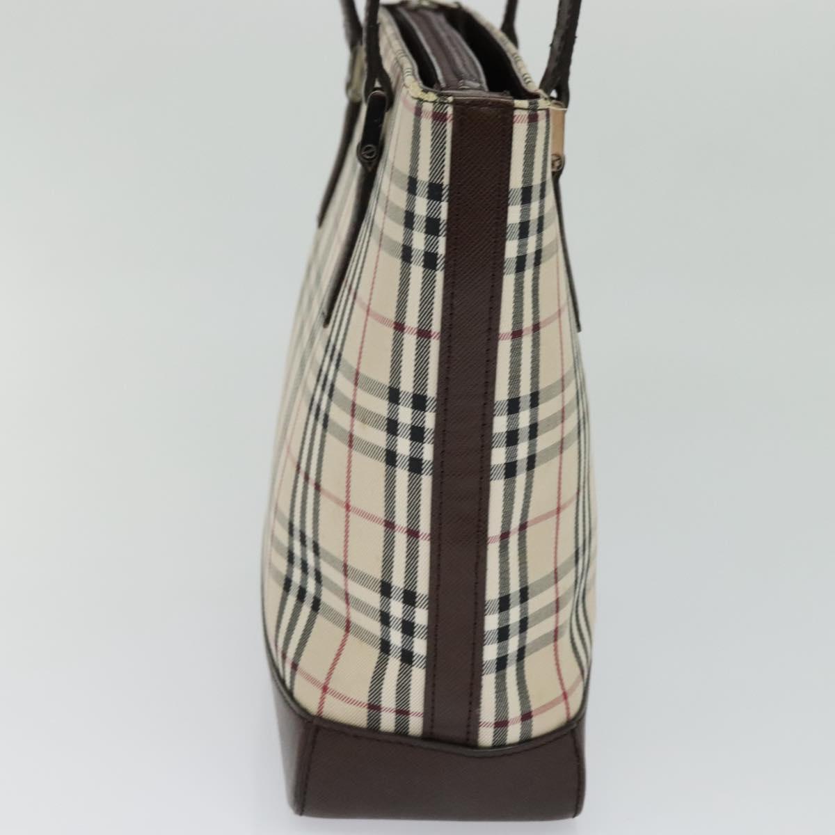 Burberry Nova Check Canvas Shoulder Bag (Pre-Owned)