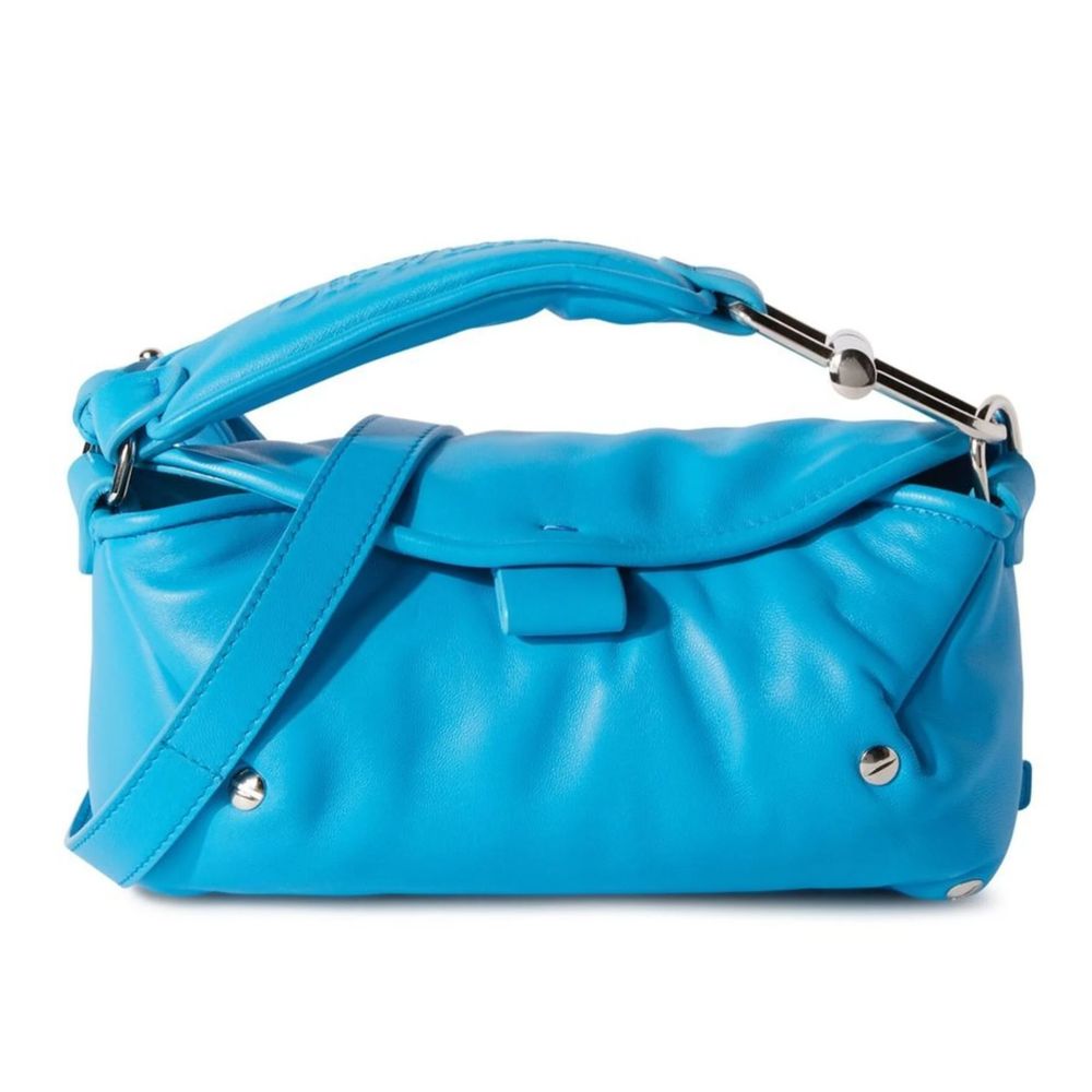Shop Off-white Off- Leather Crossbody Women's Bag In Blue
