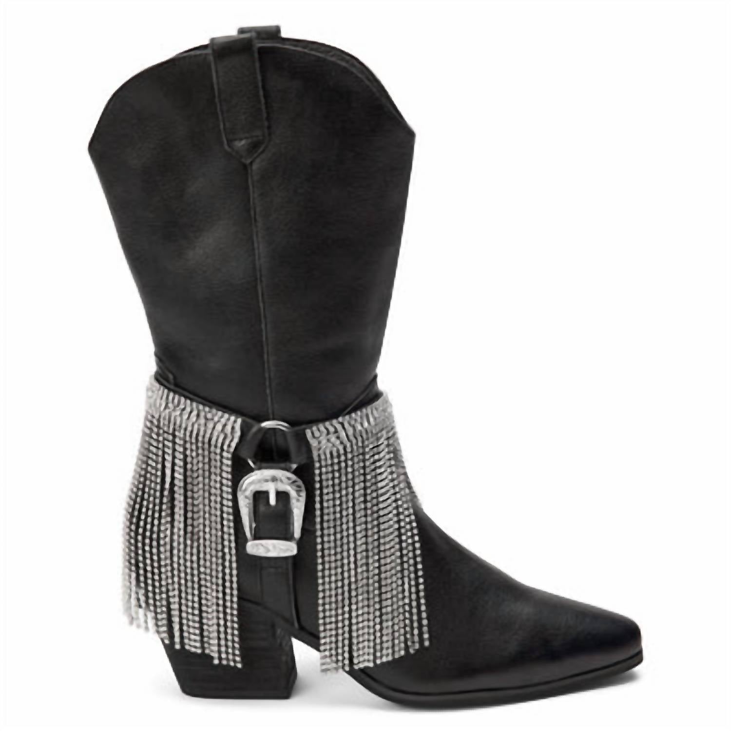 Shop Matisse Dolly Western Boot In Black