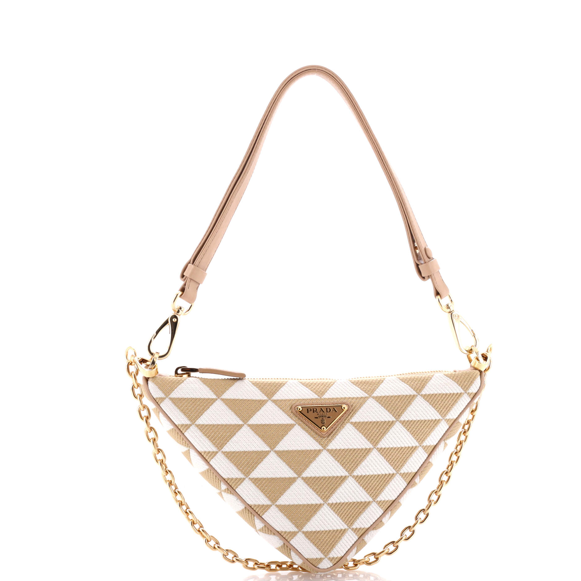 image of Symbole Triangle Bag Jacquard Mini