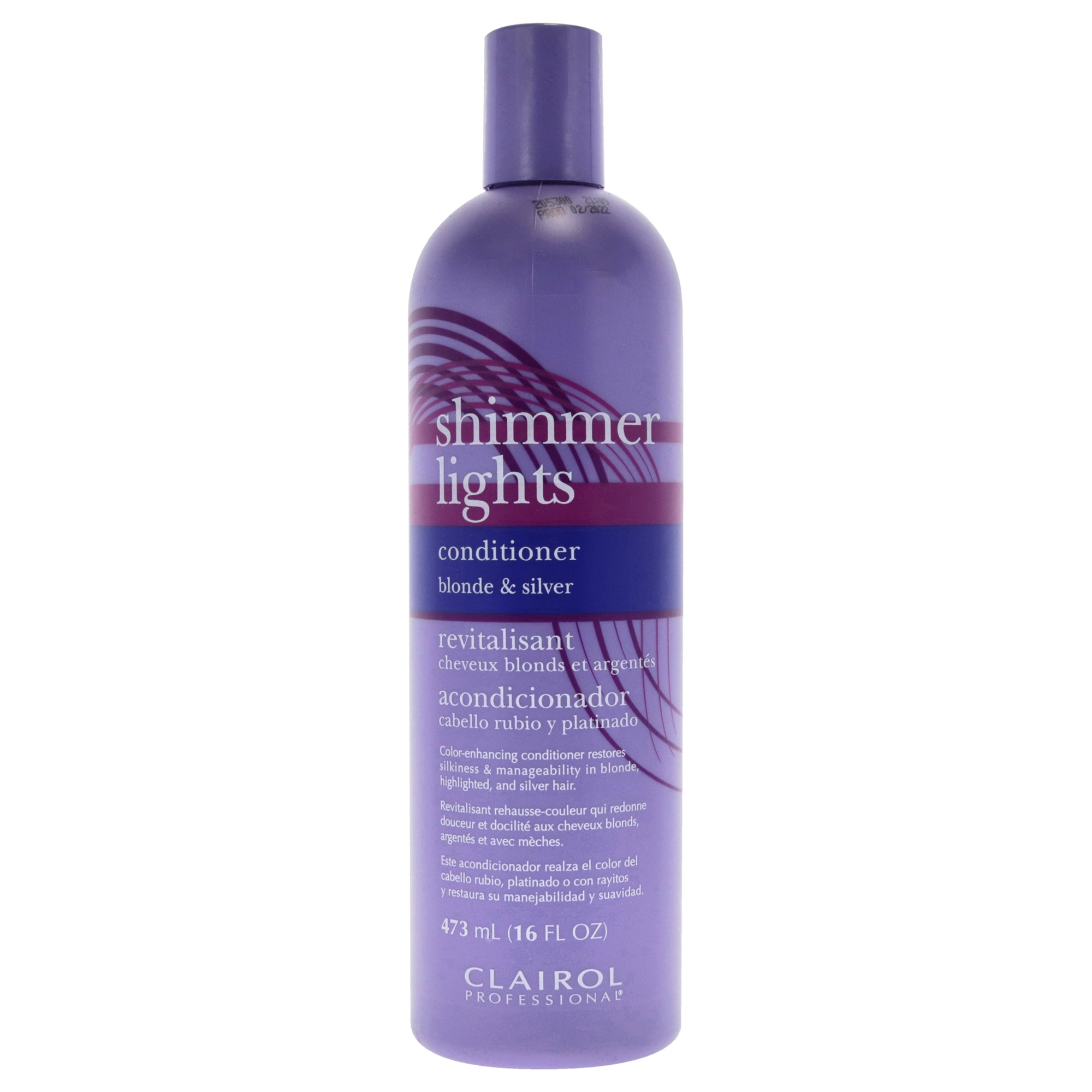 Clairol Shimmer Lights Blonde And Silver Conditioner By  For Unisex - 16 oz Conditioner In Purple