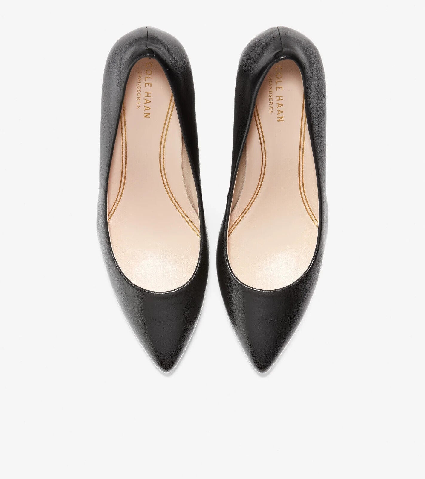 Cole Haan Grand Ambition Pump Women's US 9.5 Black Leather Stiletto Heel ZPO1321